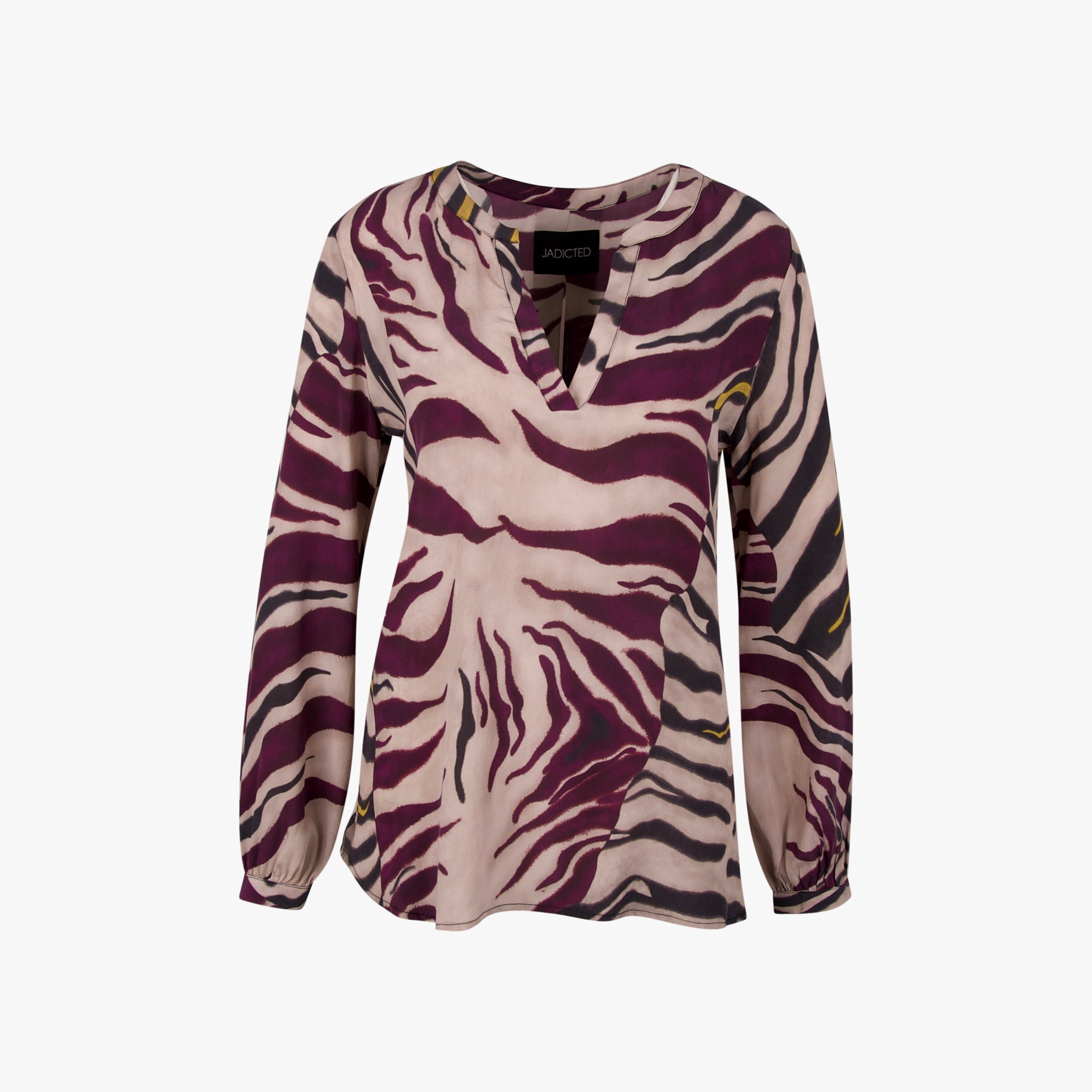 Jadicted Seidenbluse Print | mauve