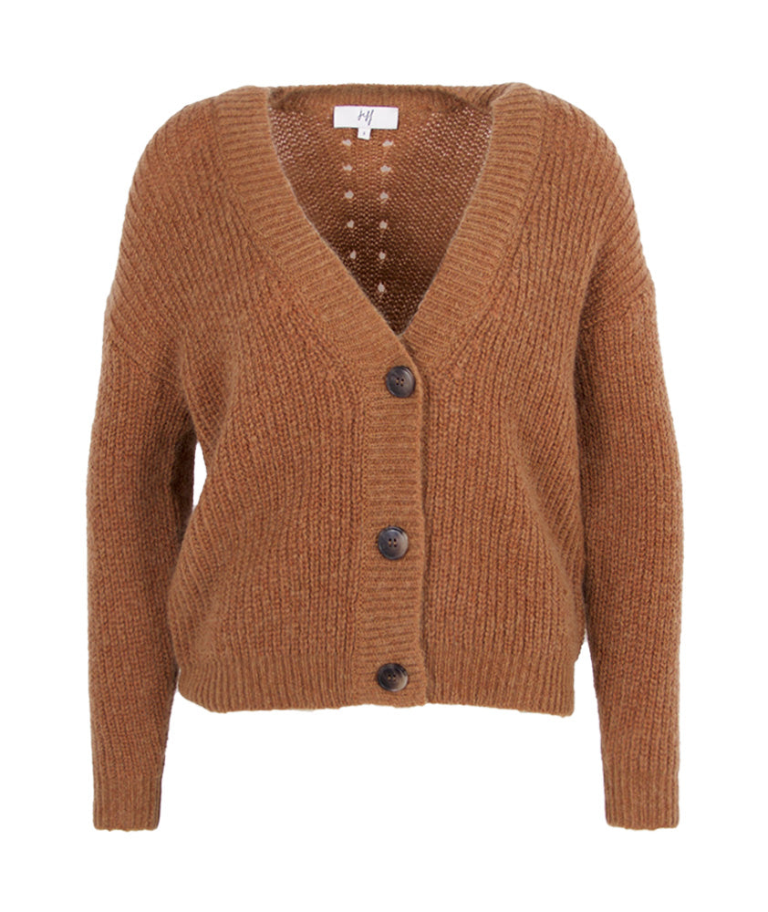Rippenjacke uni | beige