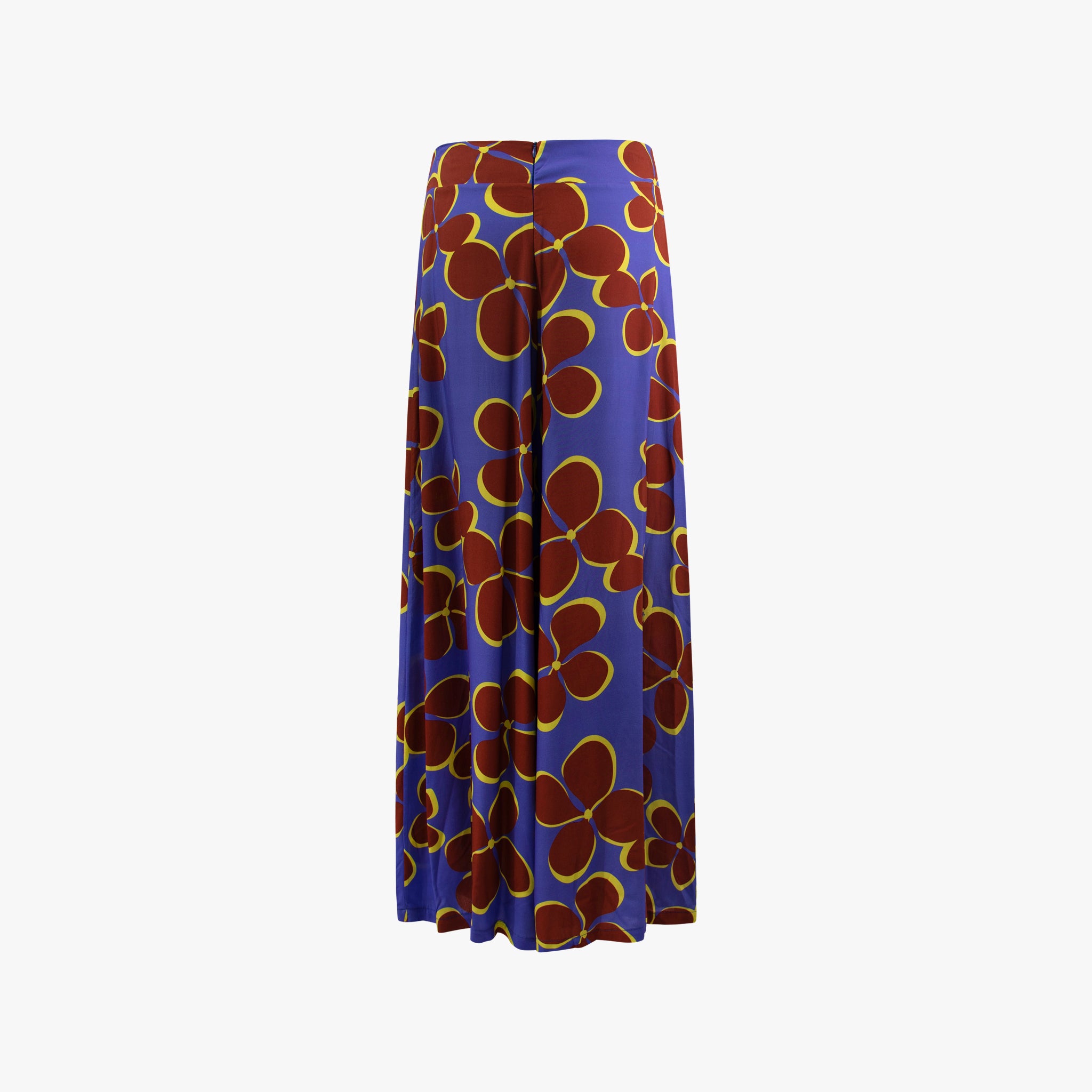 Hose weit Flowerprint | violett