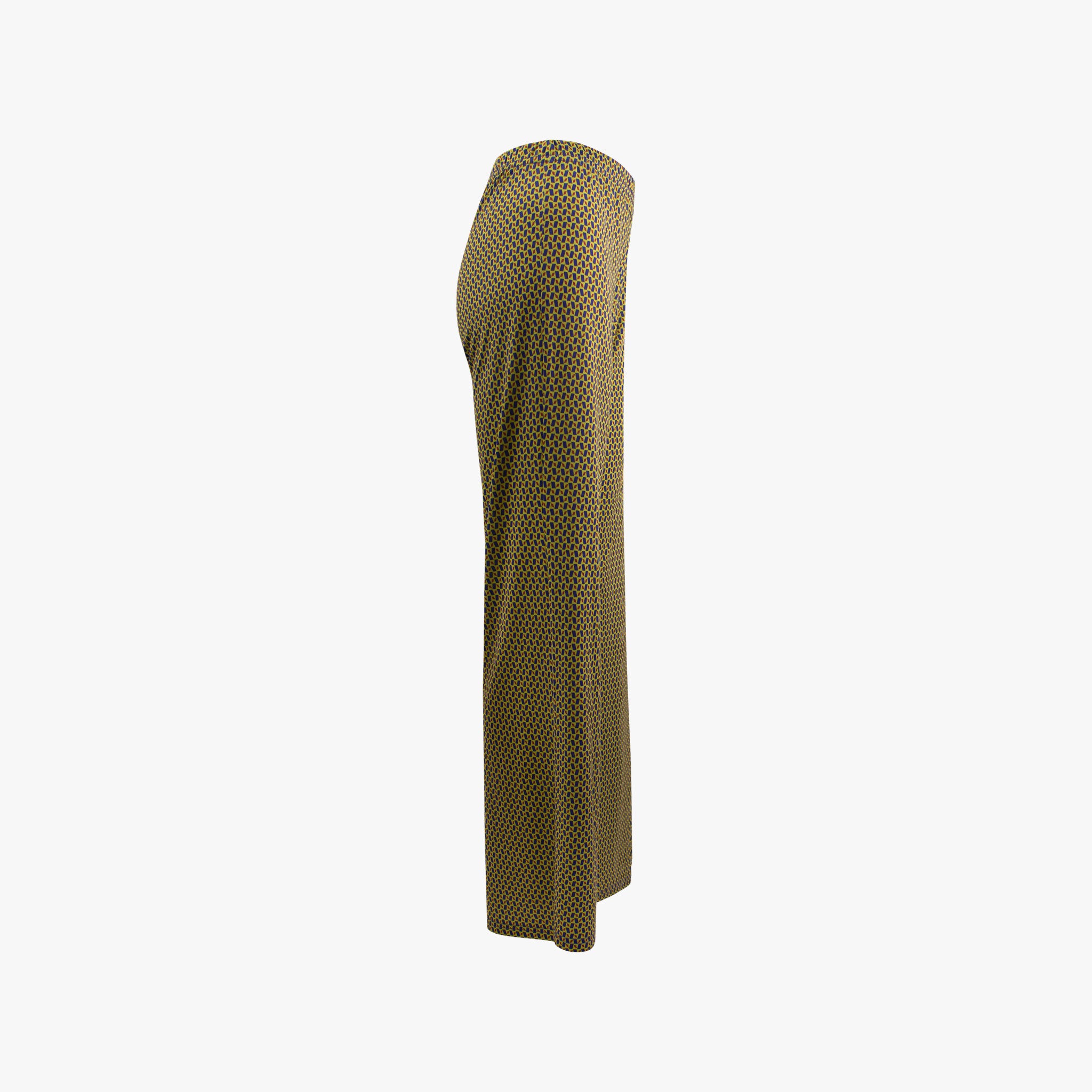 Hose weit Geoprint | limone