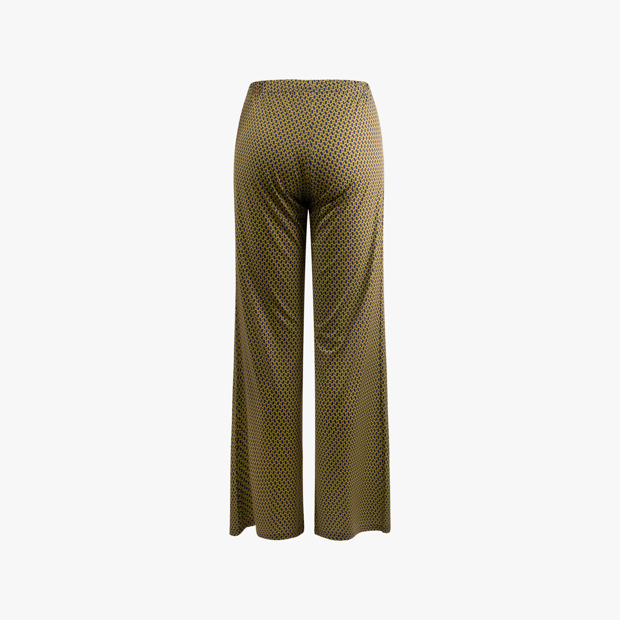 Hose weit Geoprint | limone