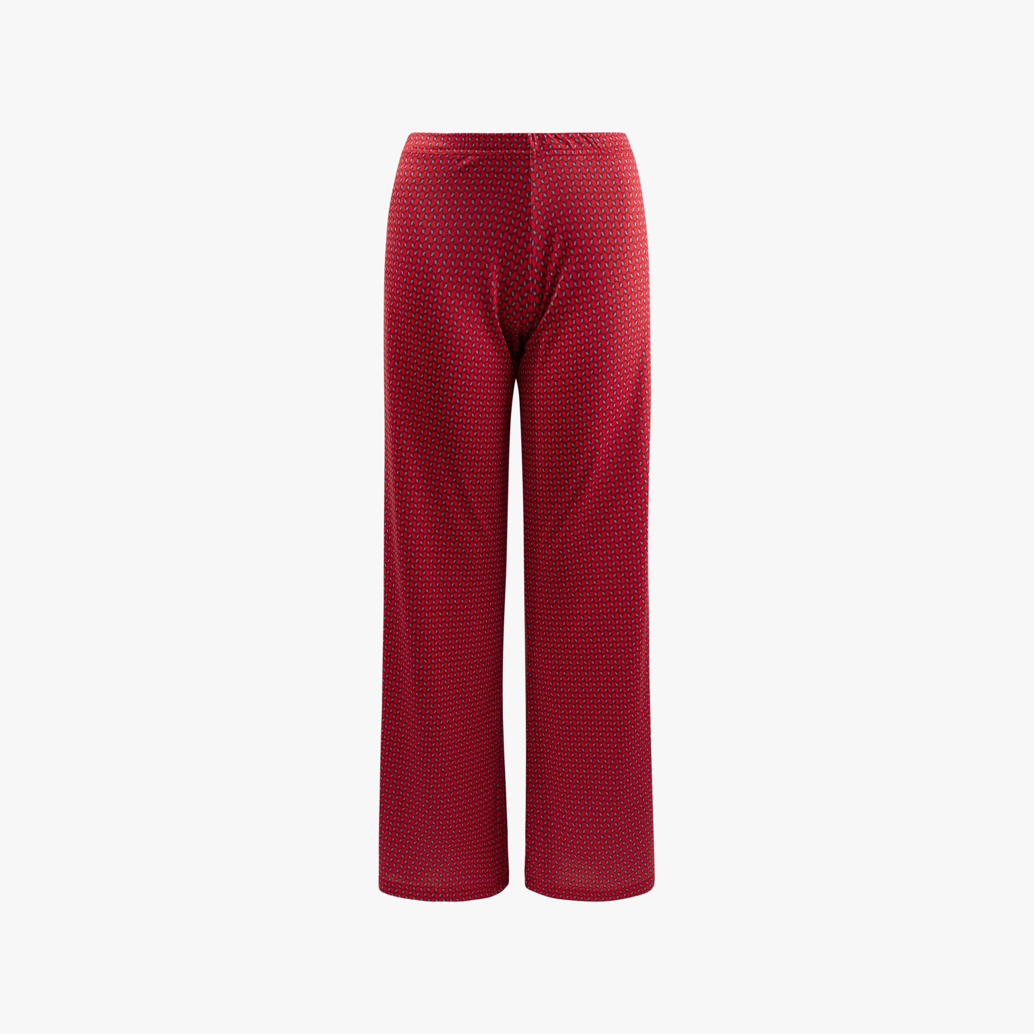 Hose weit Geoprint | rot