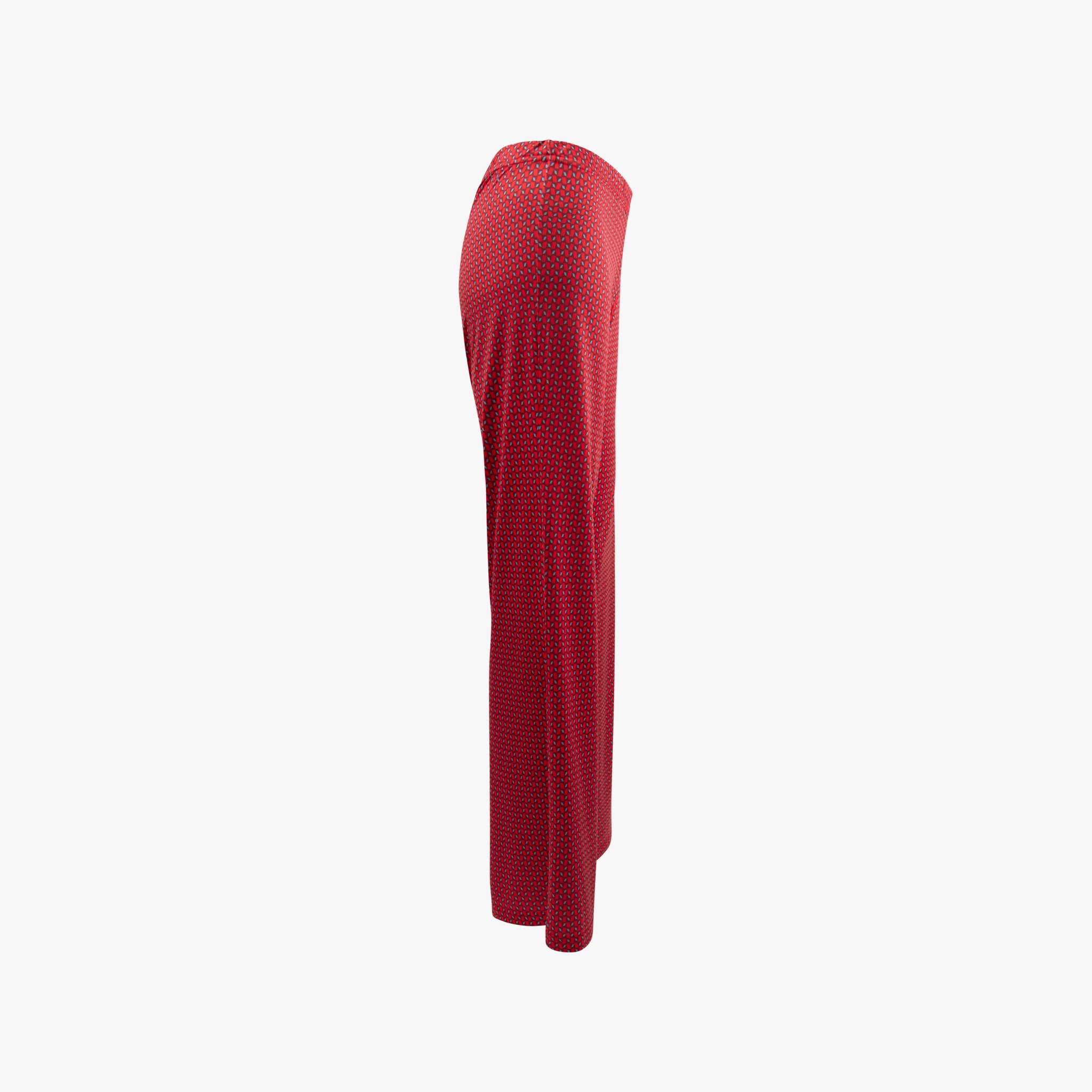 Hose weit Geoprint | rot