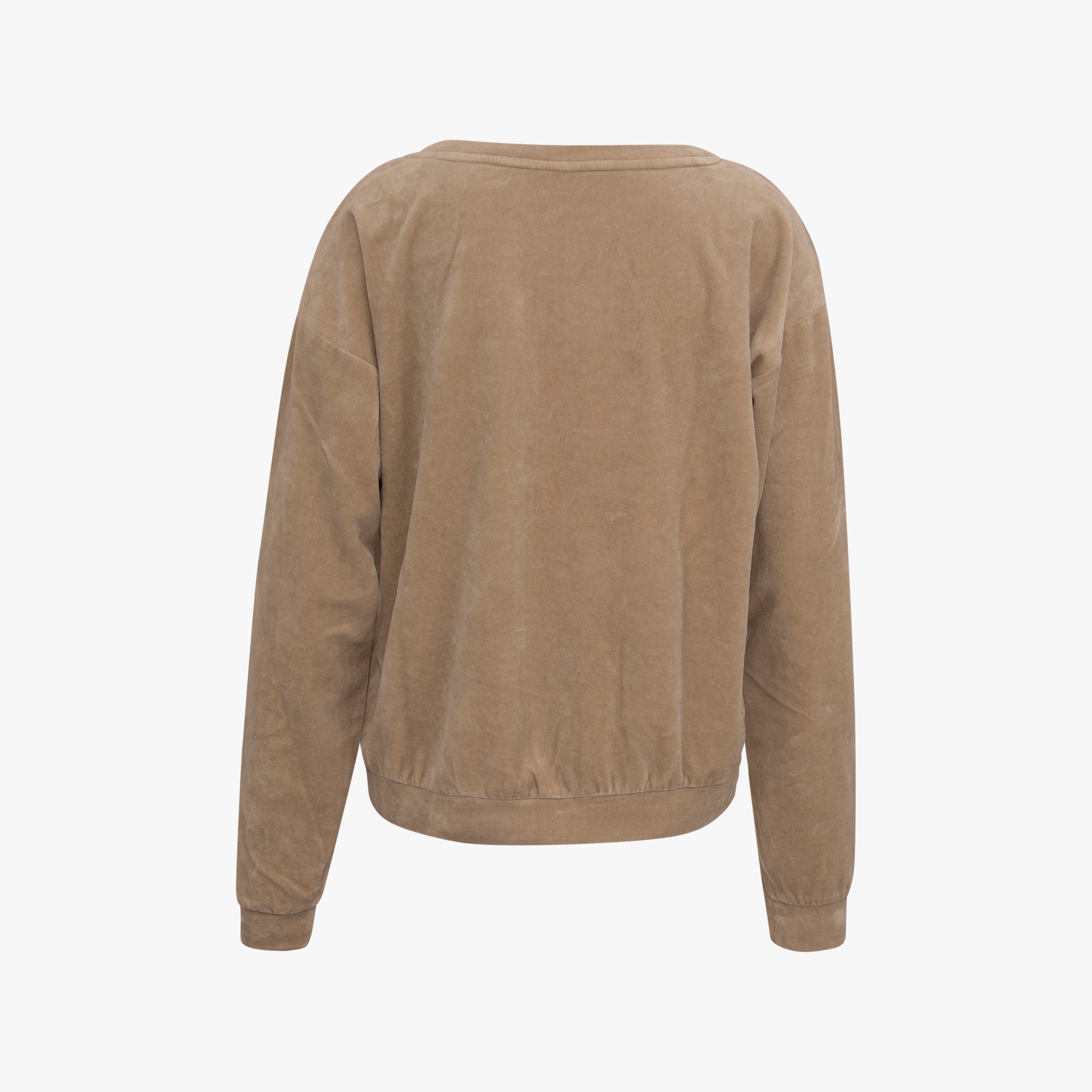 Sweater Velvet | taupe