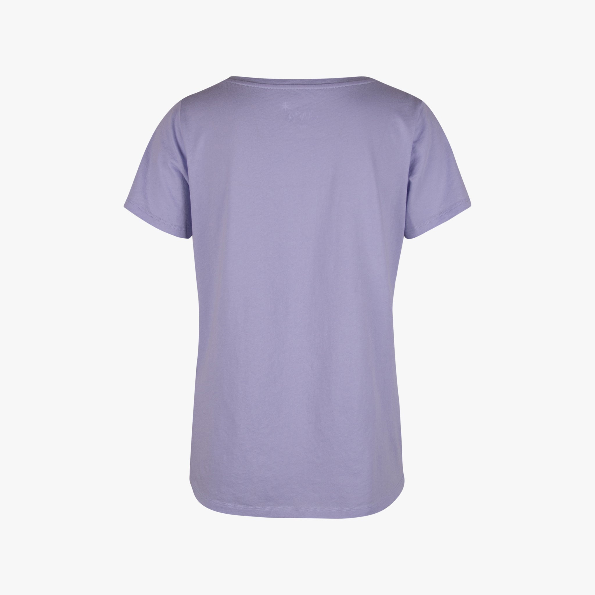 Juvia Rundhals Shirt Love | flieder