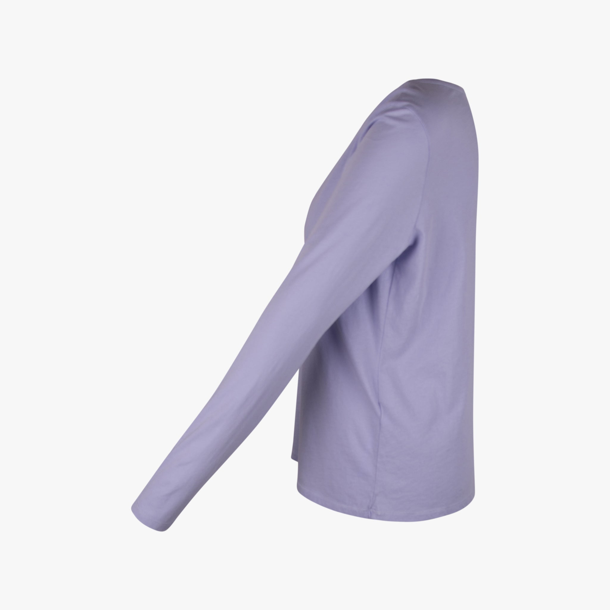 Juvia Rundhals Shirt uni | flieder
