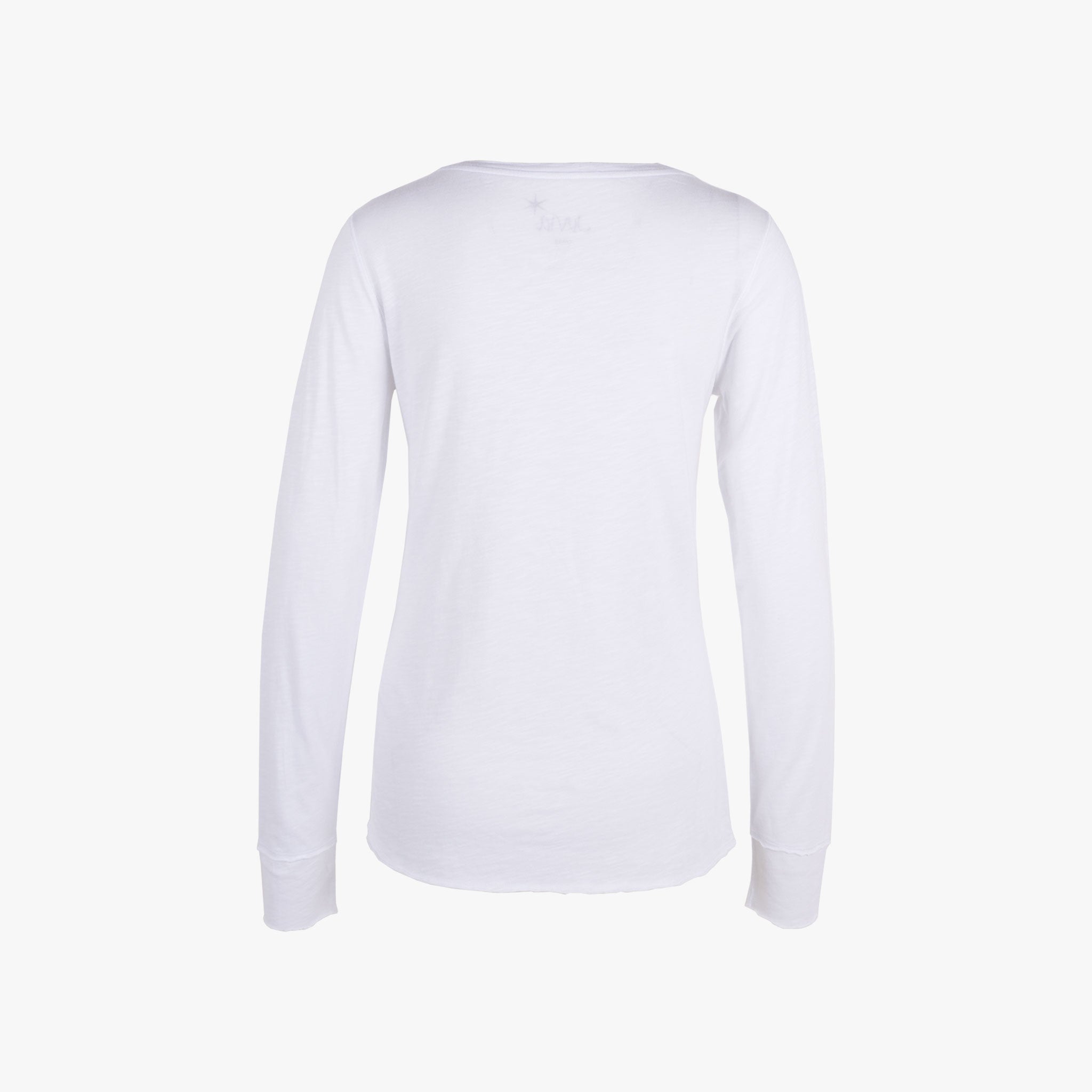 Juvia Rundhals Shirt | weiß