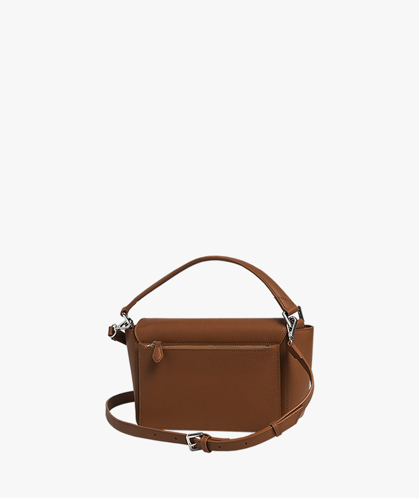 Handtasche Plain | cognac