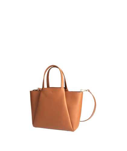 Tasche Mini Pyramid | cognac