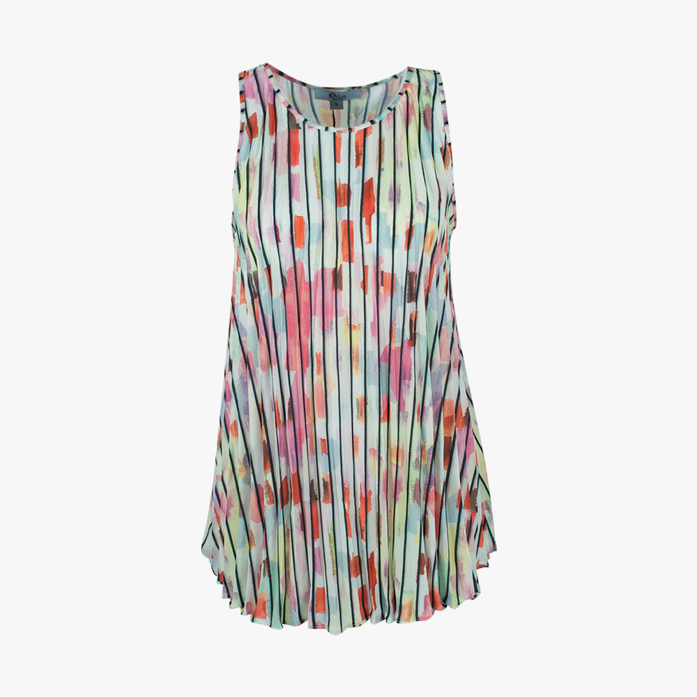 Blusentop Aquarell (multicolor, XXS) | multicolor