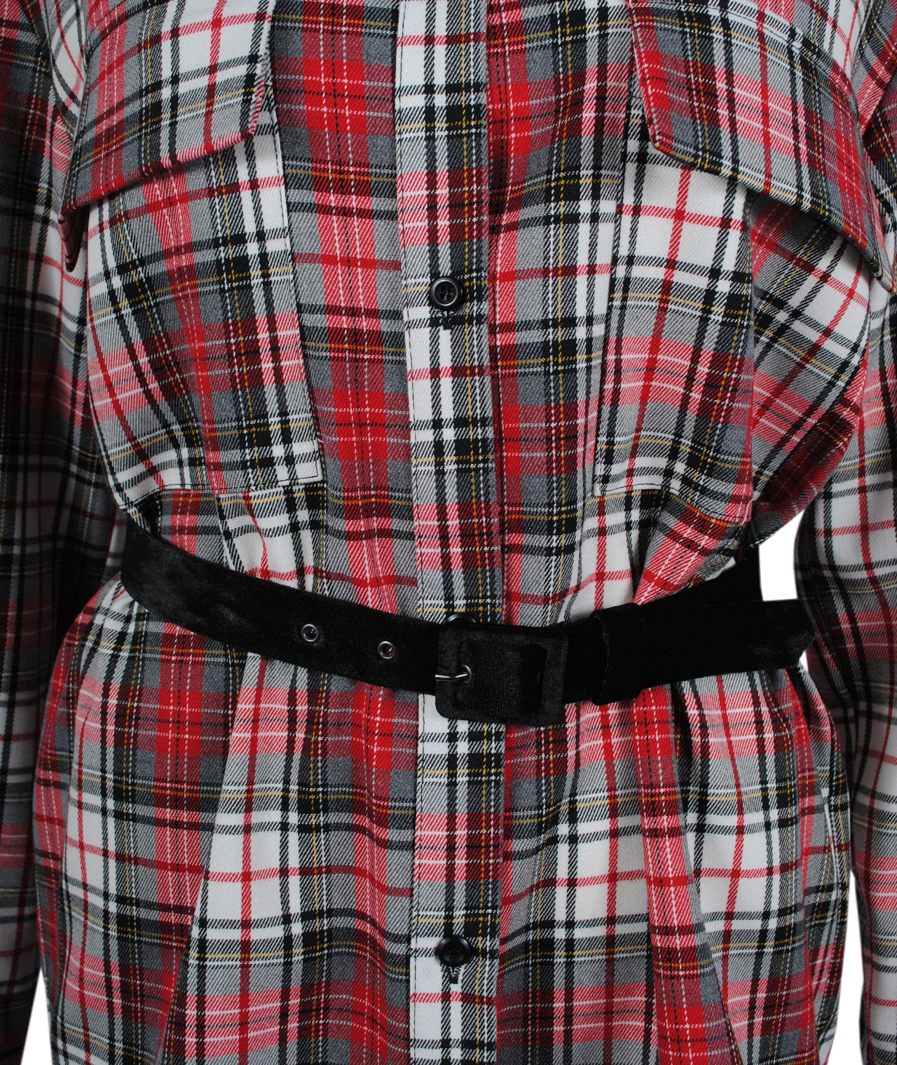 Longbluse Check | multicolor