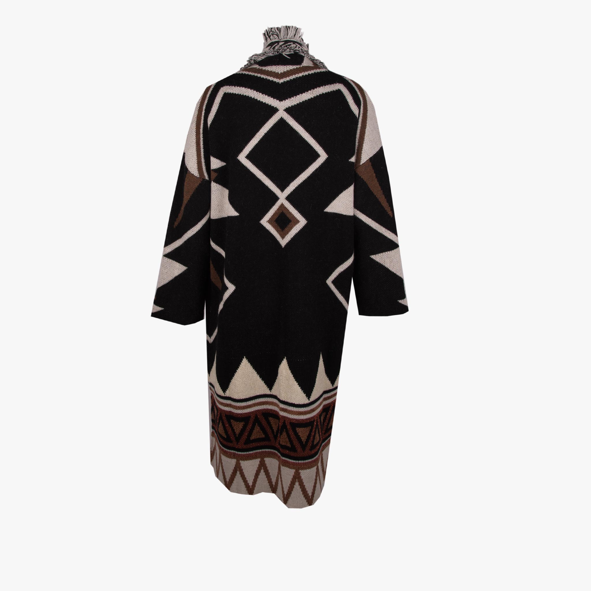 Kaos Mantel Ikat | schwarz