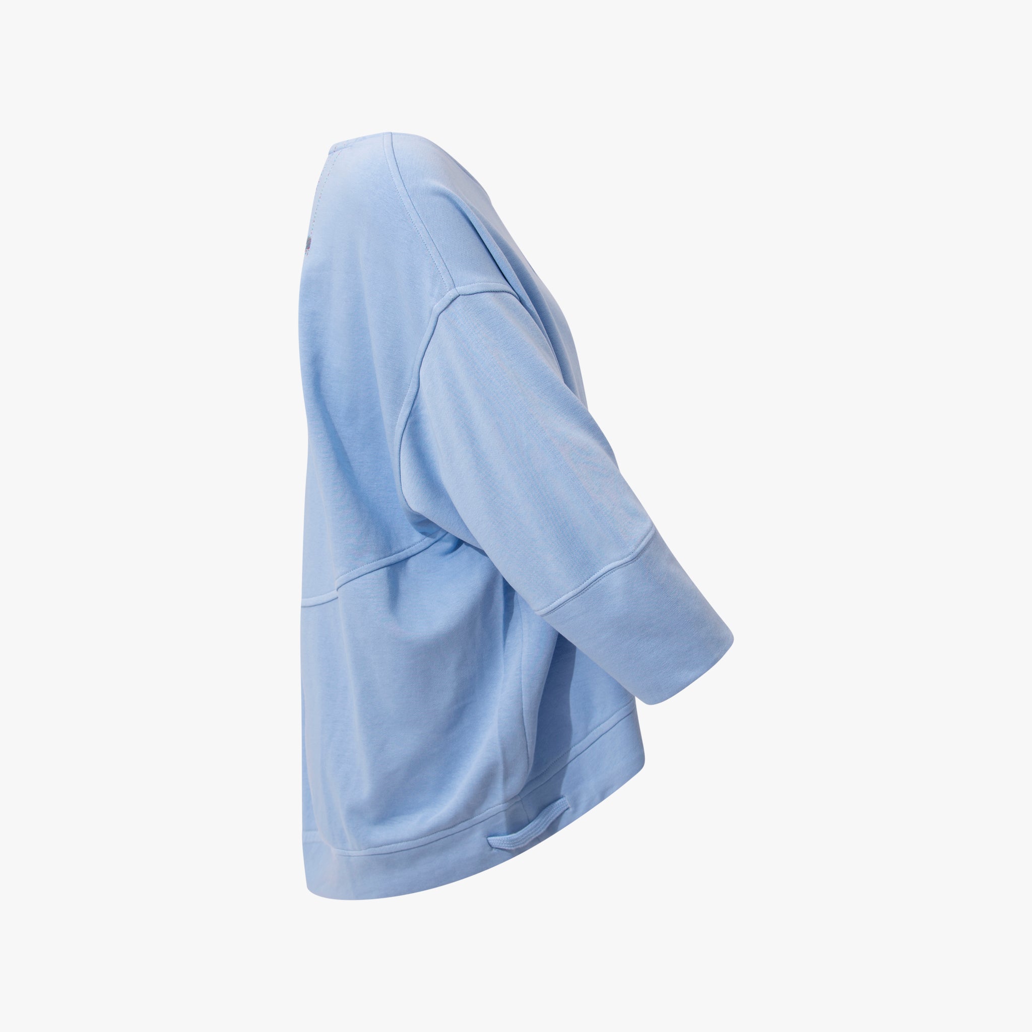 U-Sweatshirt String | hellblau