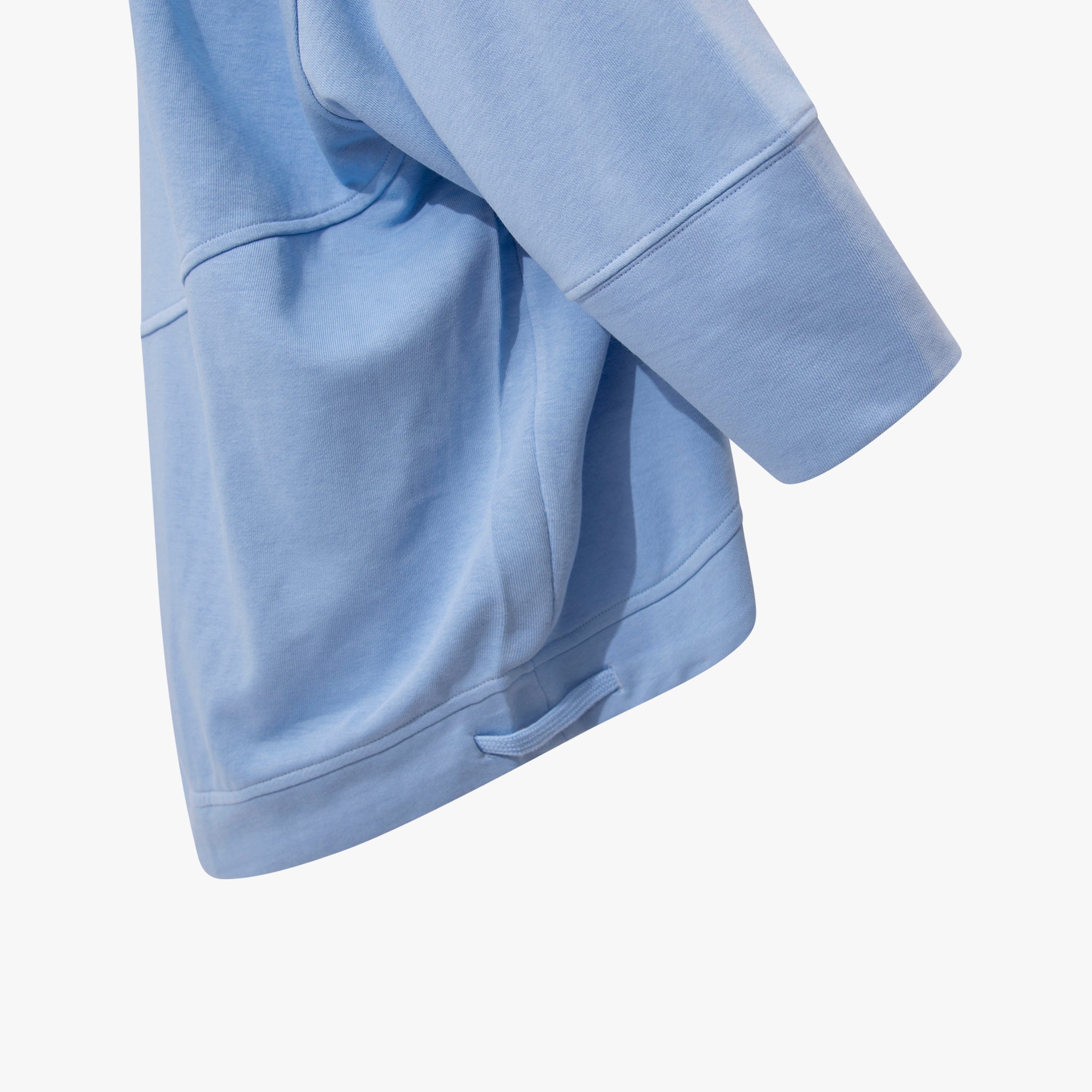 U-Sweatshirt String | hellblau