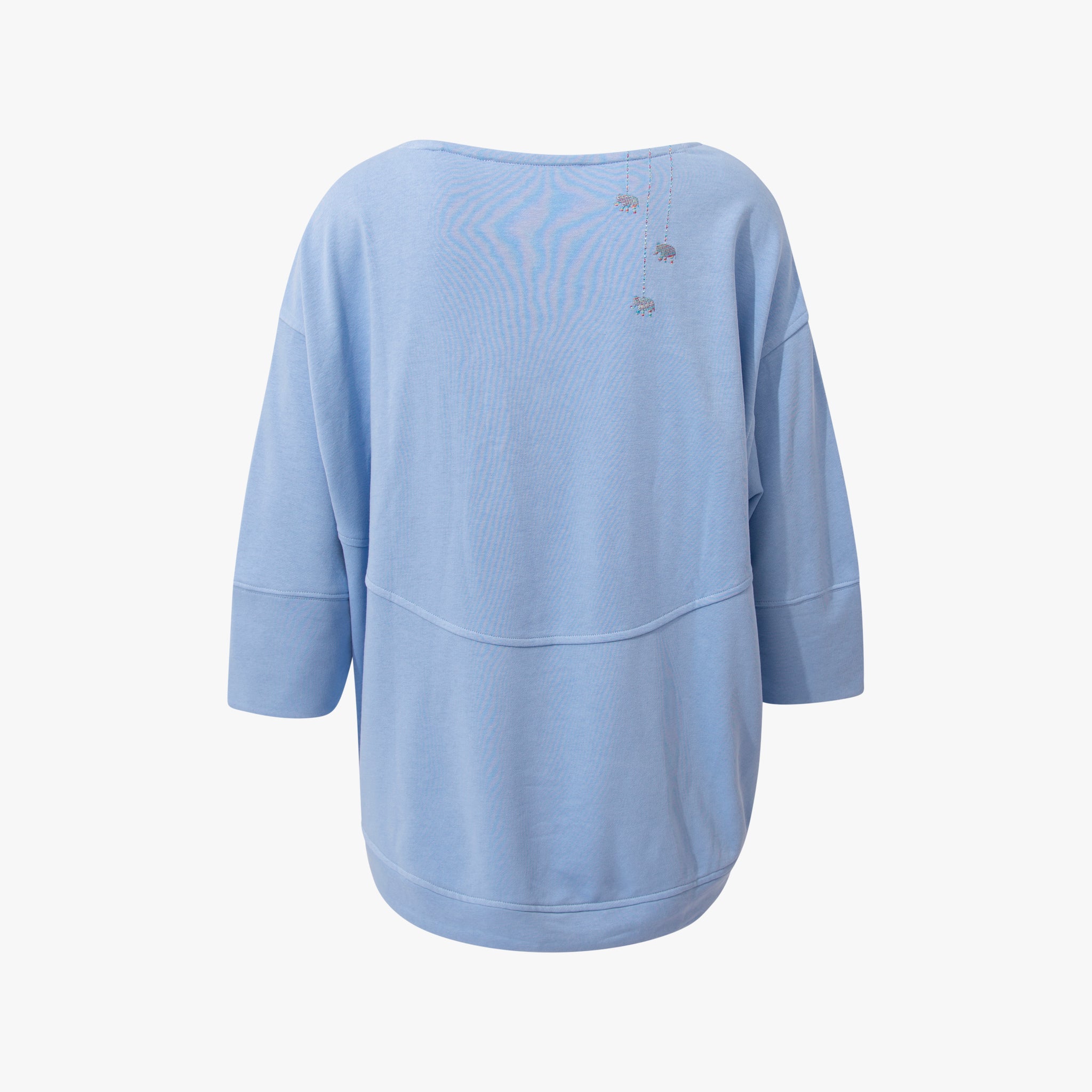 U-Sweatshirt String | hellblau