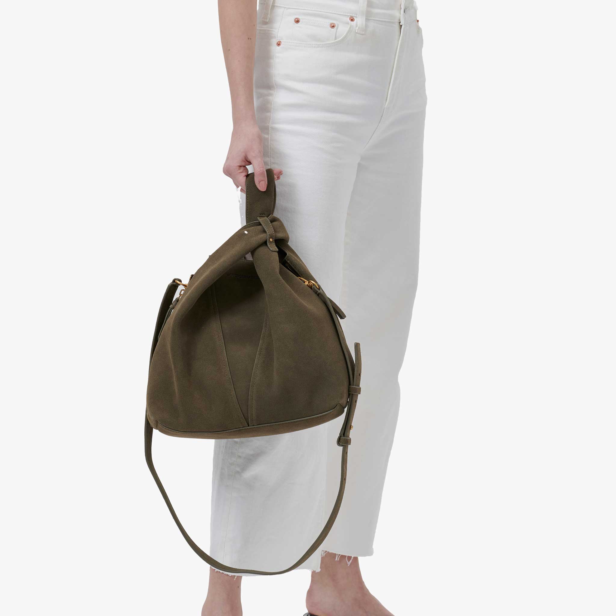Les Visionnaires Tasche Mia | dunkelgrün