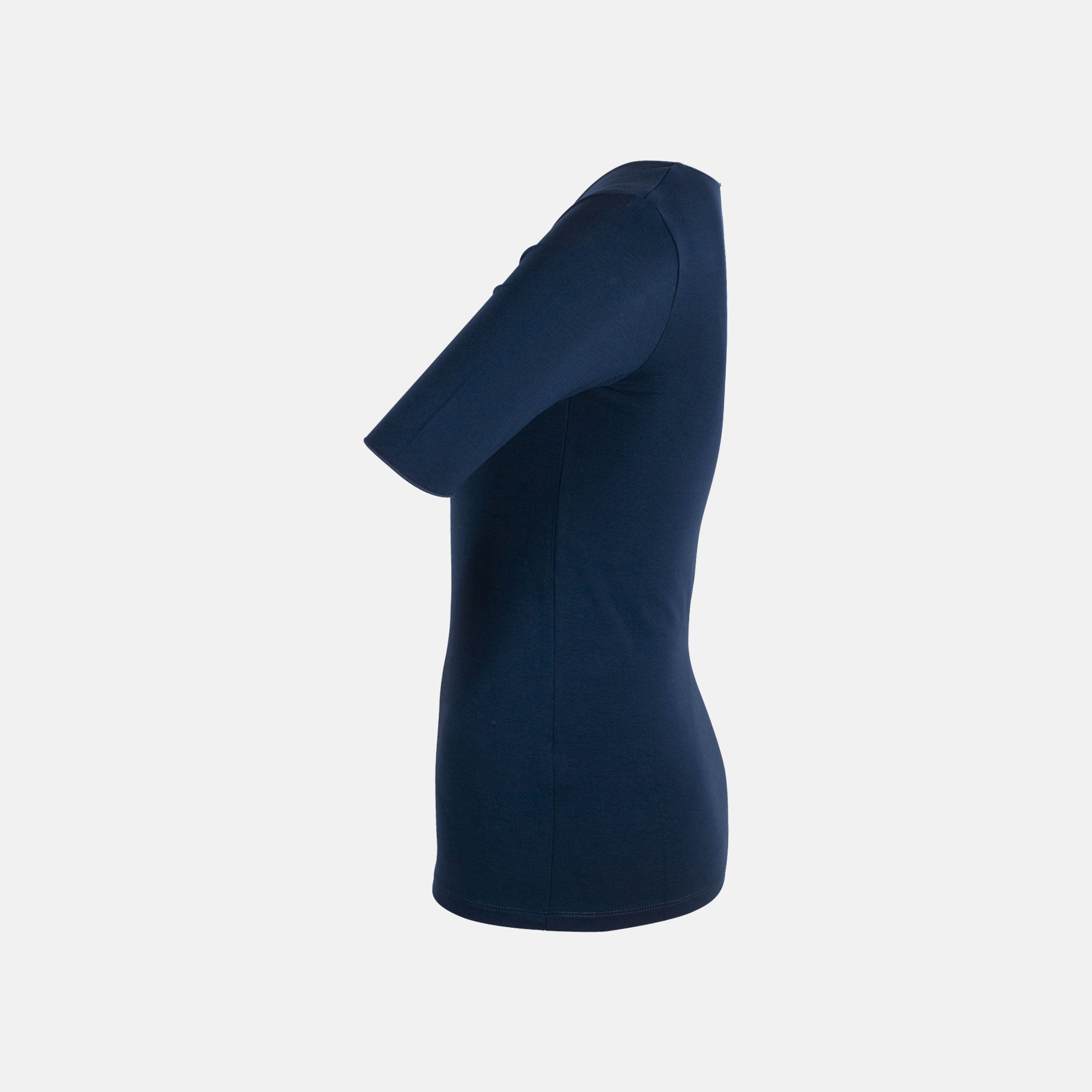 Rundhals Shirt | indigo