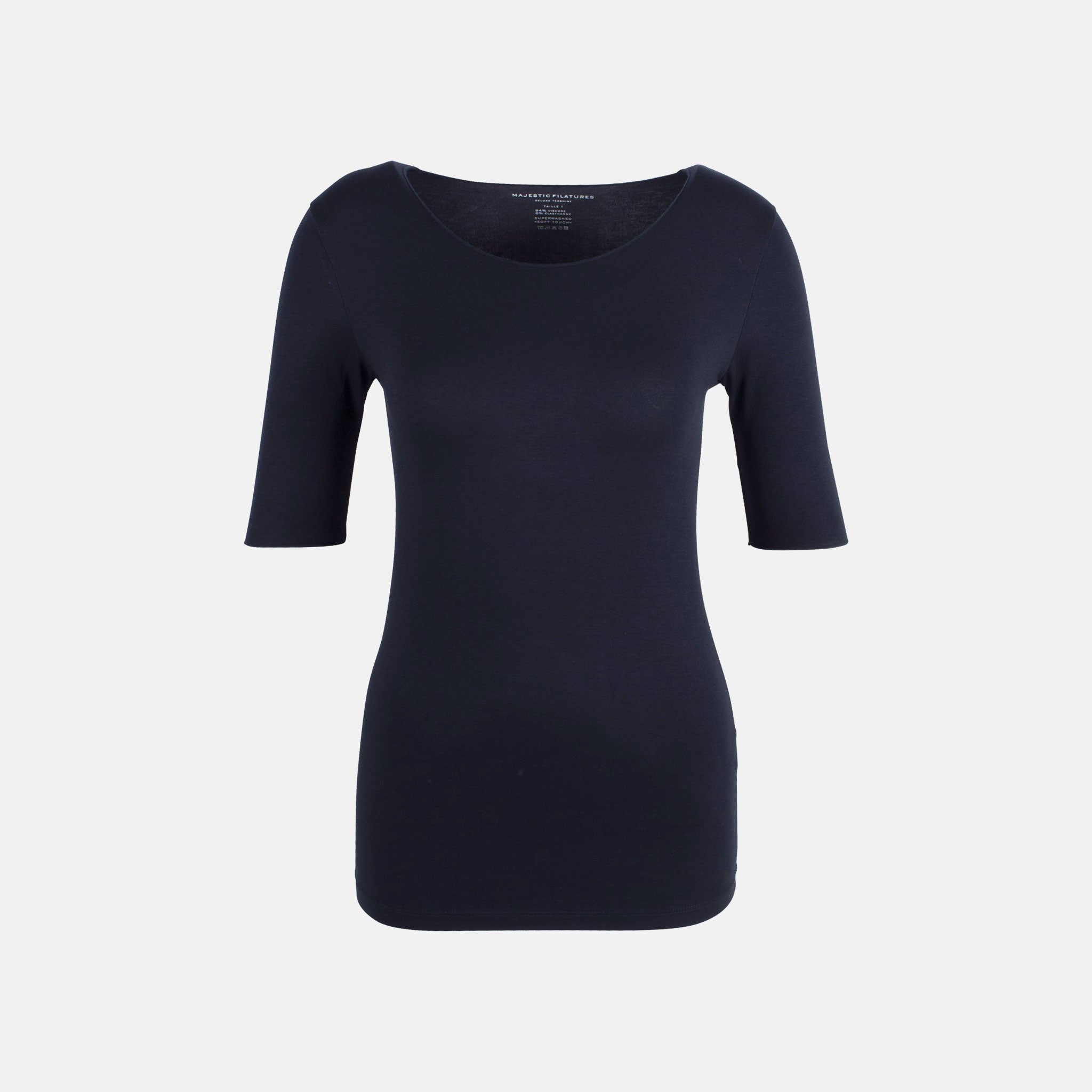 Rundhals Shirt | marine