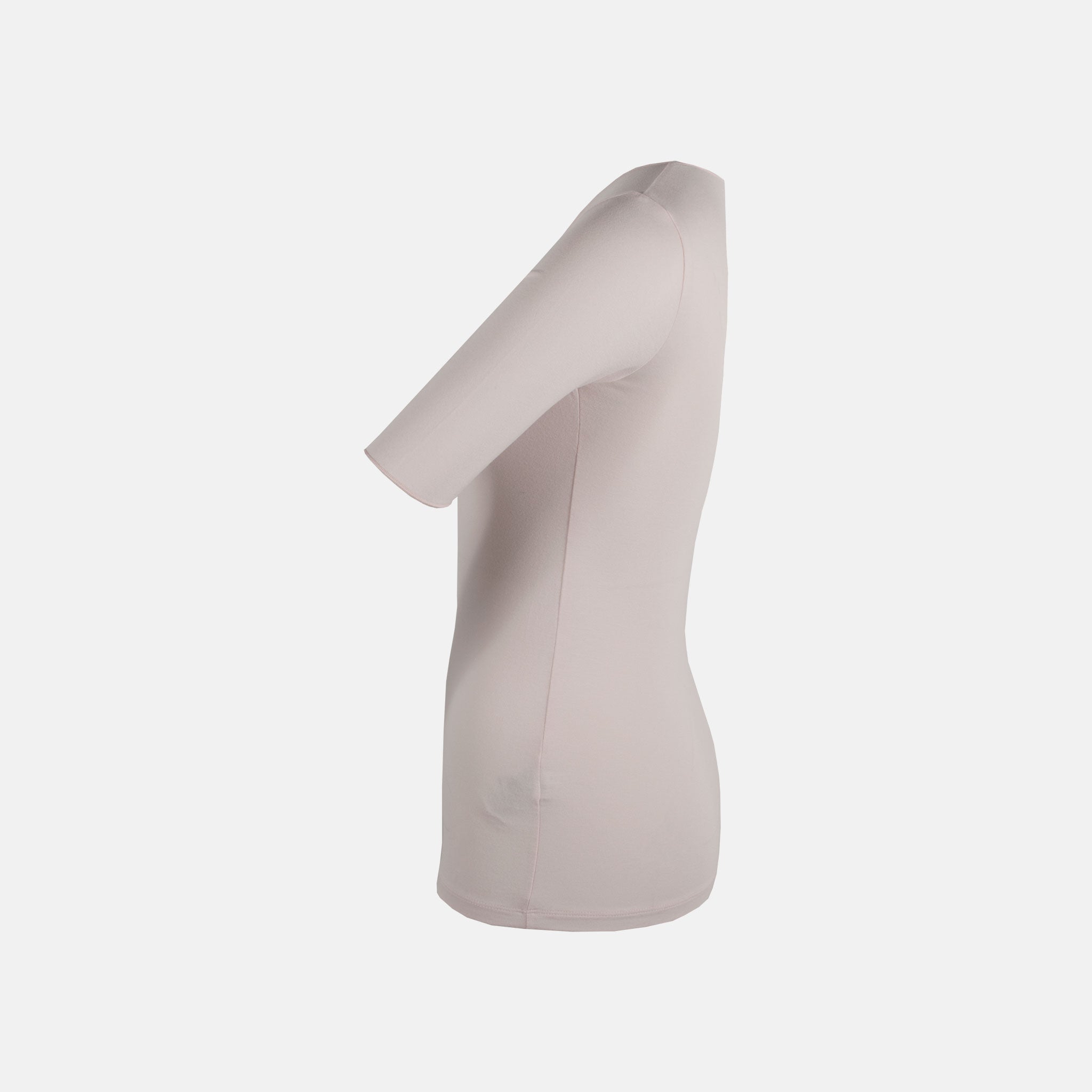 Rundhals Shirt | puder