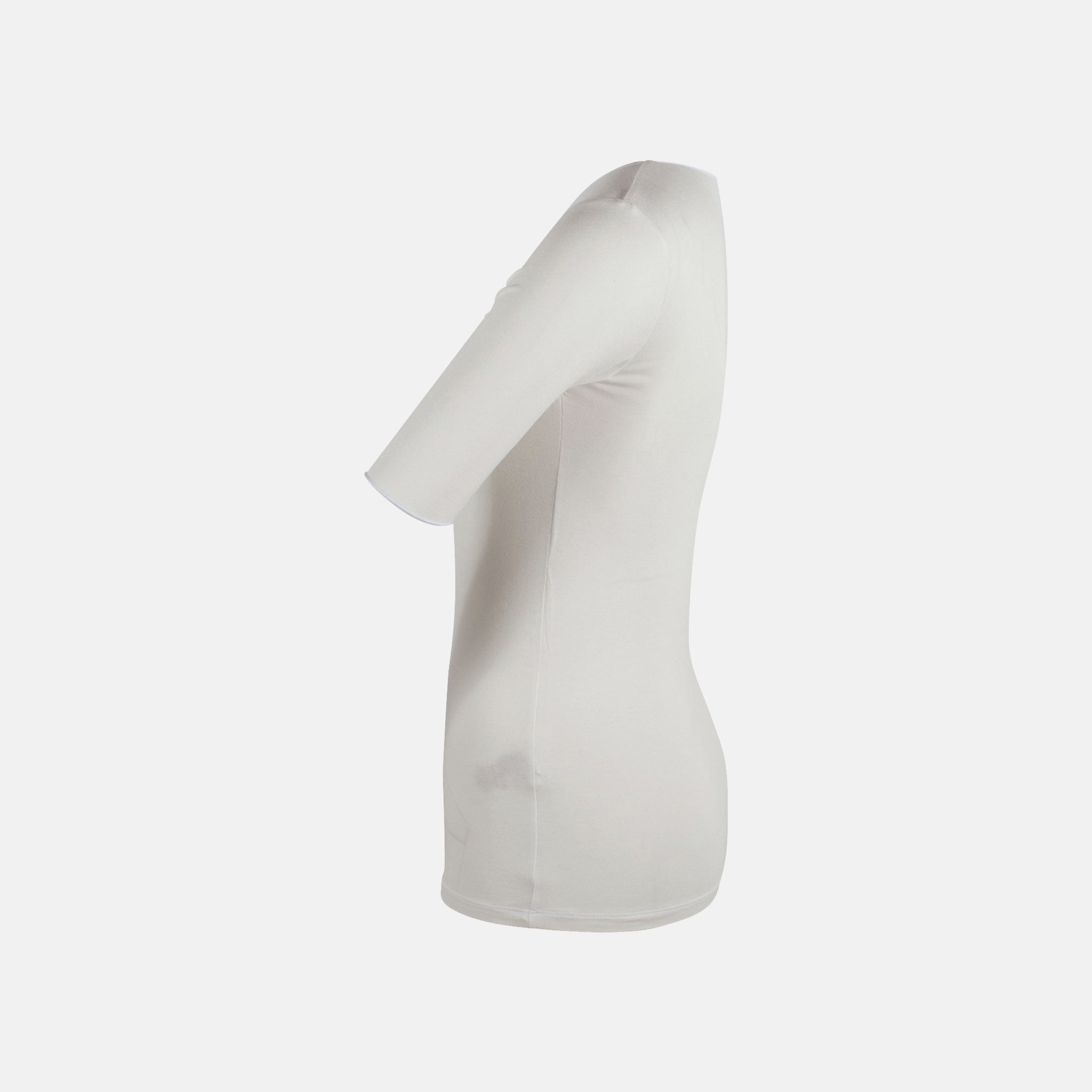 Rundhals Shirt | weiß