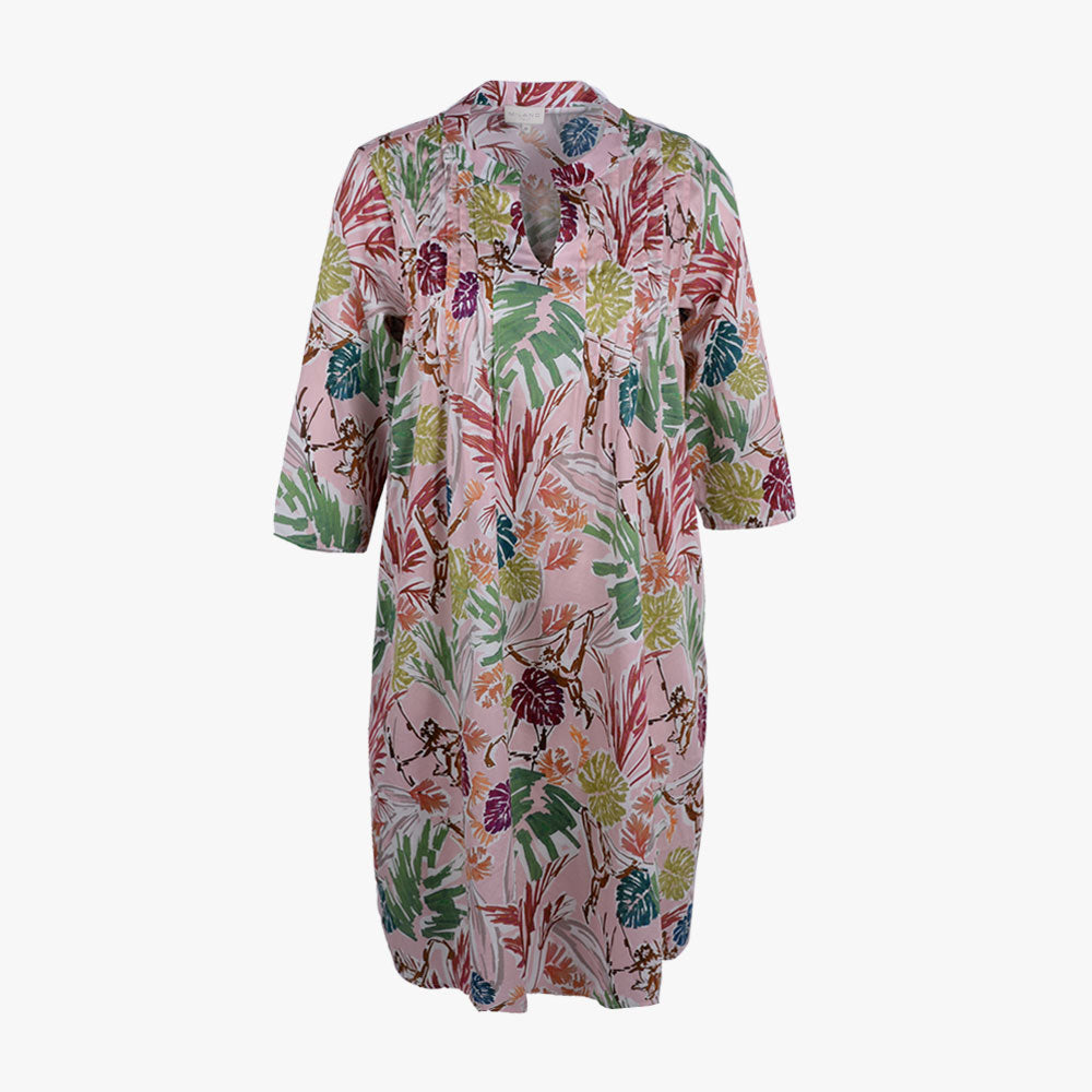 Kleid Leafprint (multicolor, 32) | multicolor