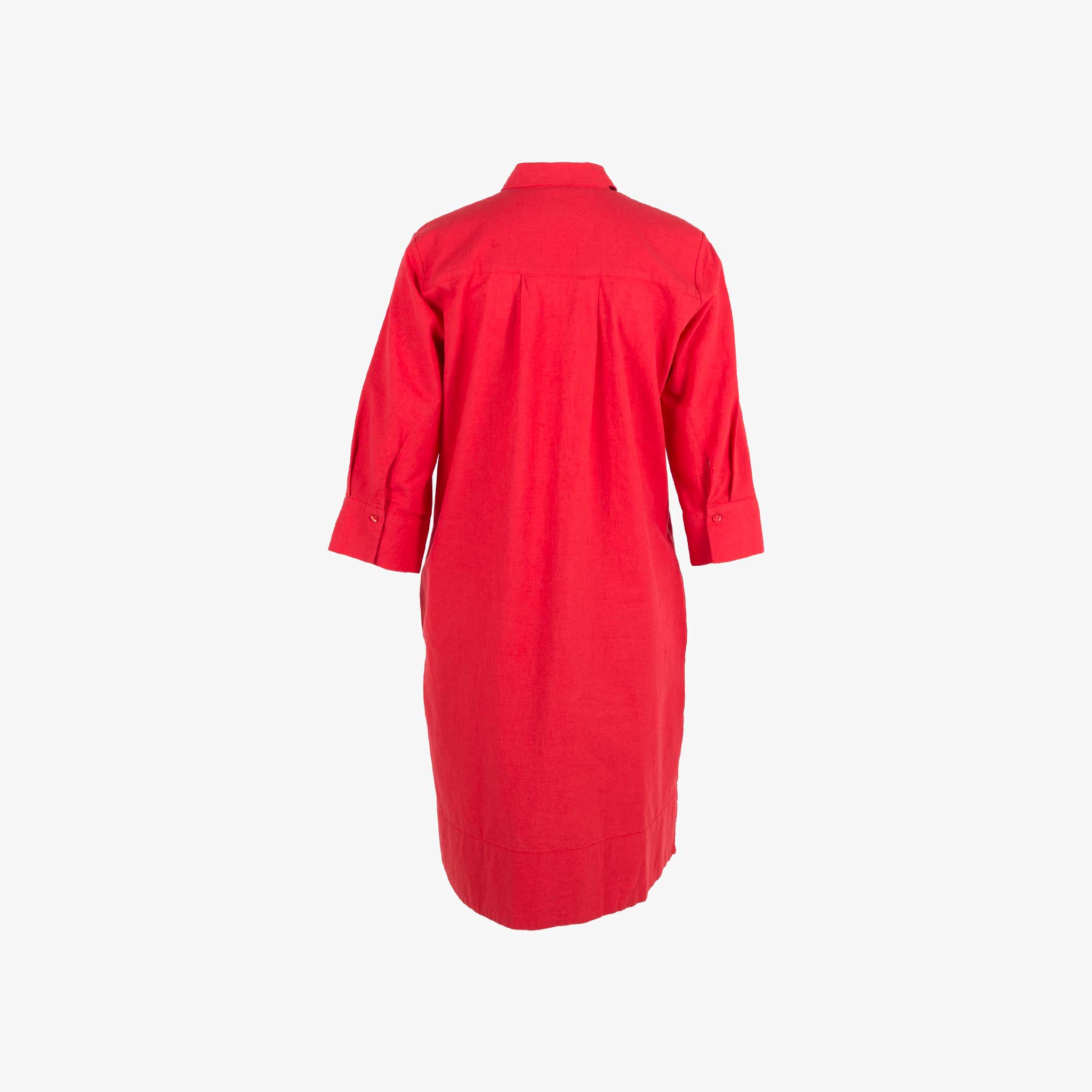 Milano Italy Kleid Leinen | rot