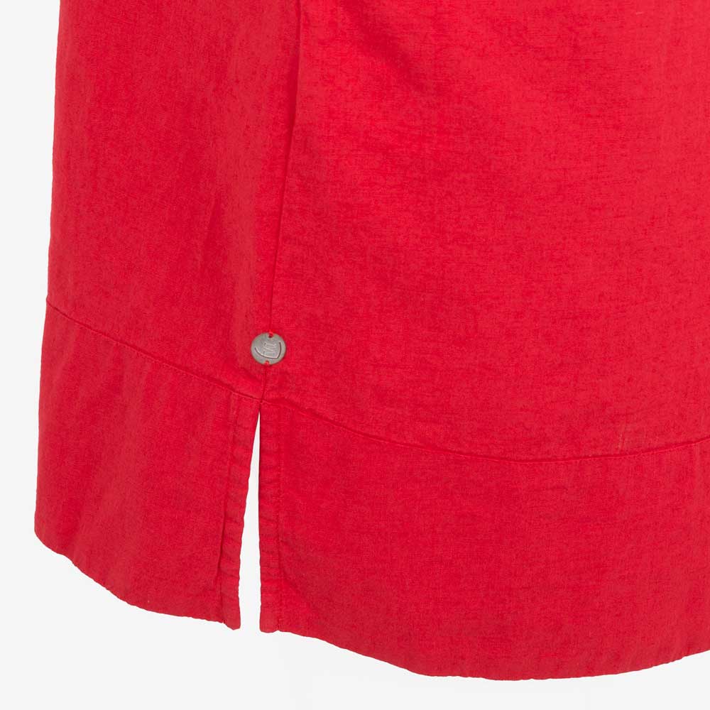 Milano Italy Kleid Leinen | rot
