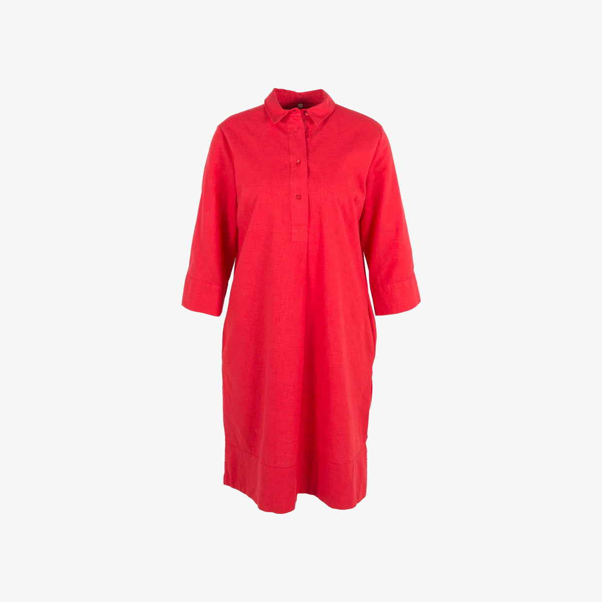 Milano Italy Kleid Leinen | rot