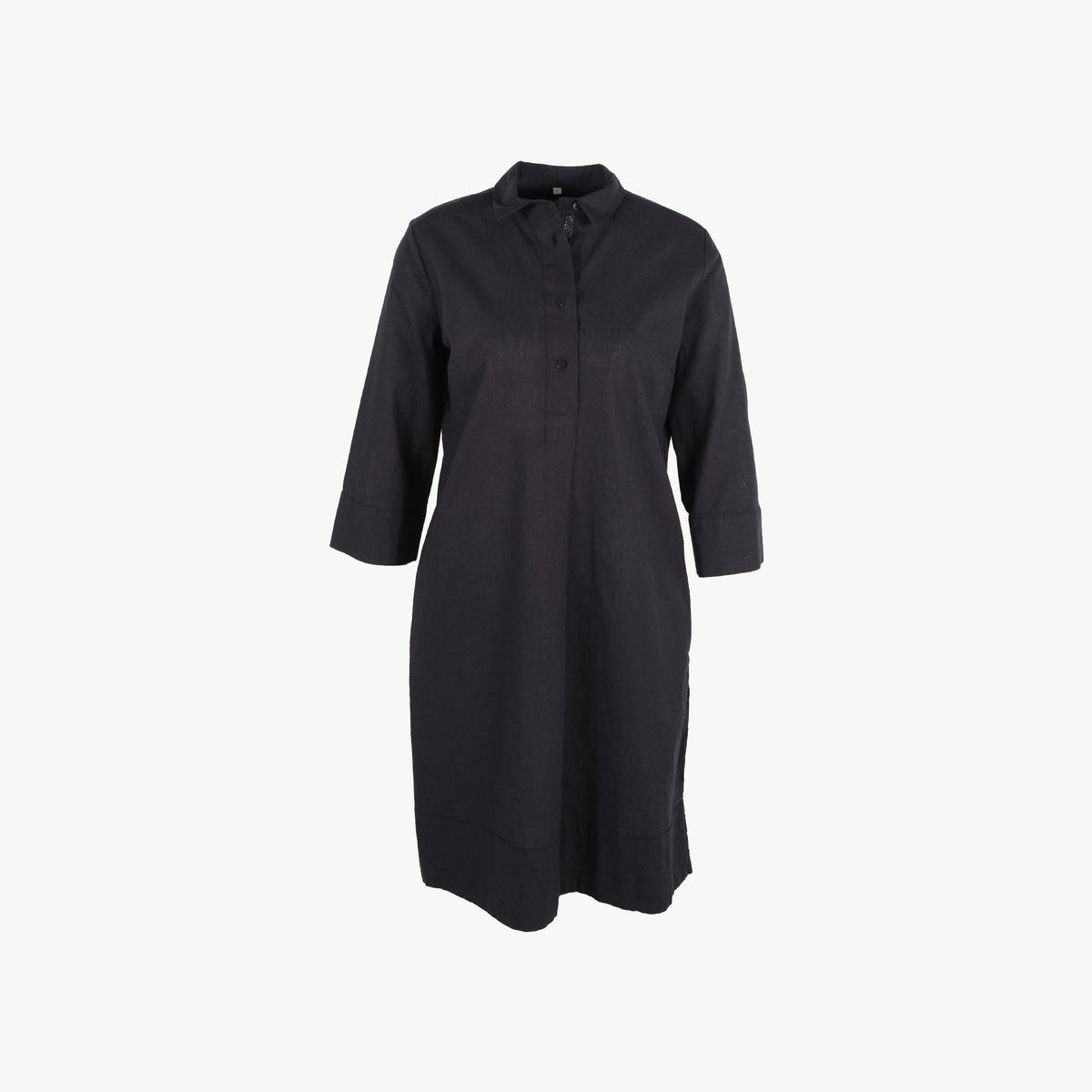 Milano Italy Kleid Leinen | schwarz