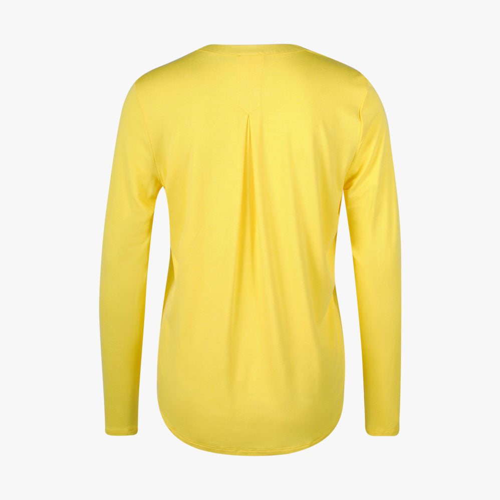 Schlupfblusenshirt uni | gelb