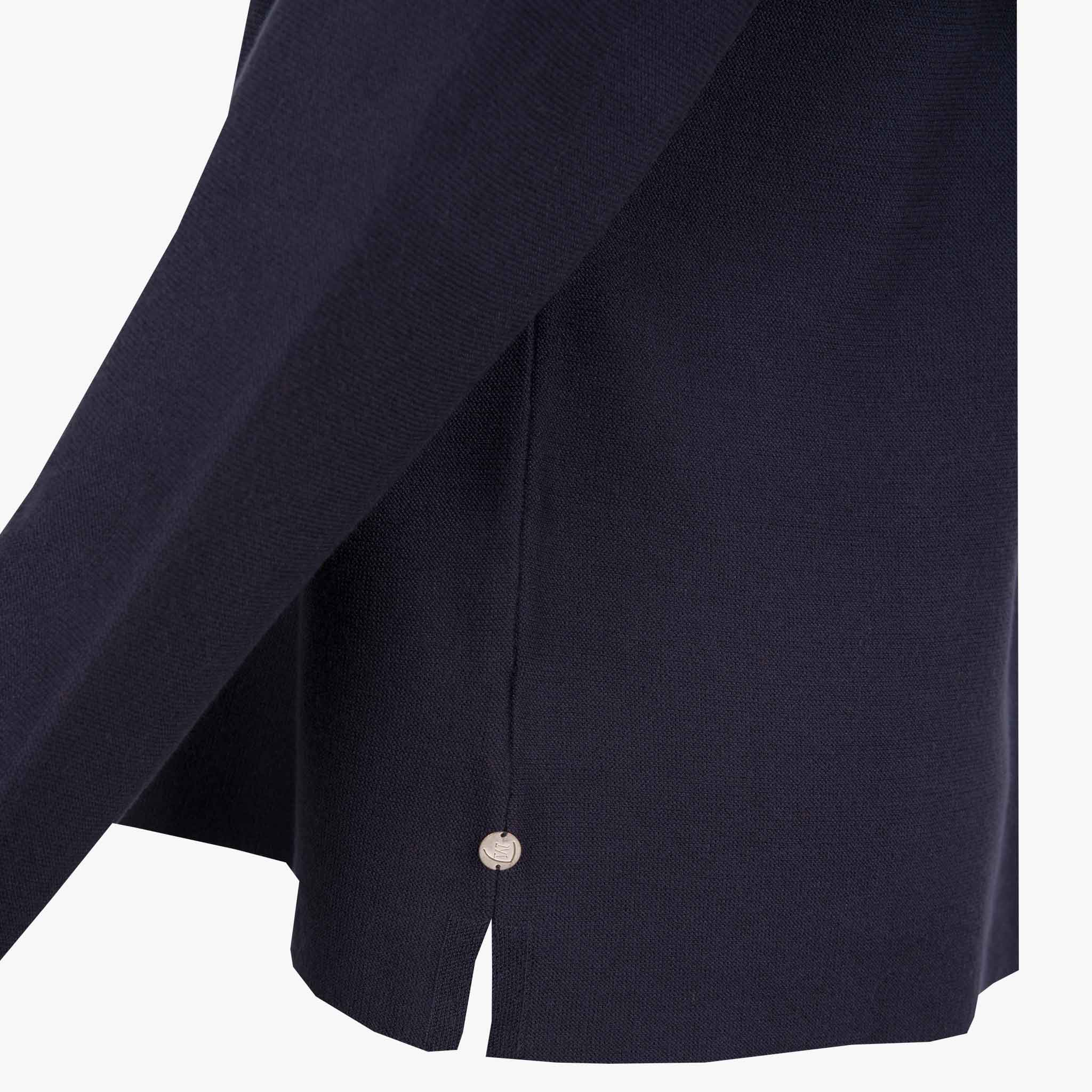 Milano V-Pulli Viskose | dunkelblau