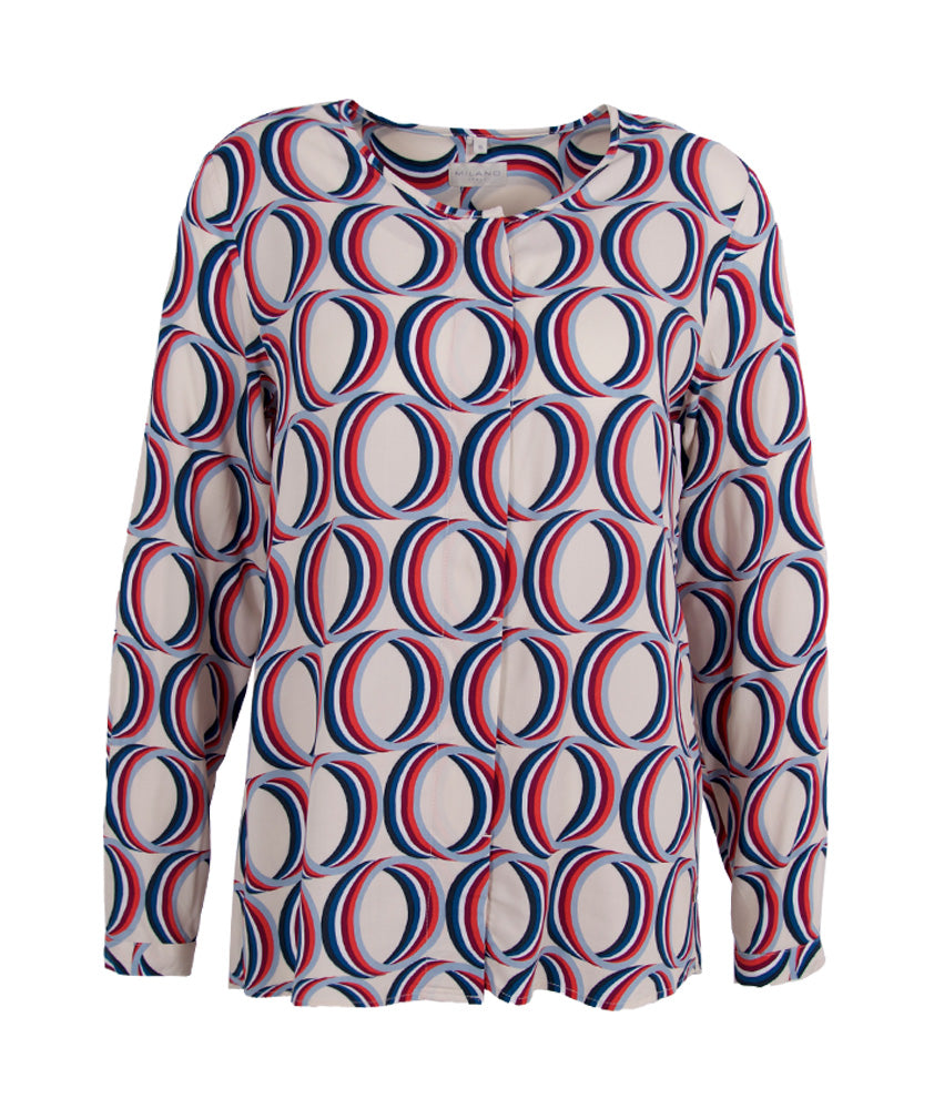 Bluse Pearlprint | multicolor