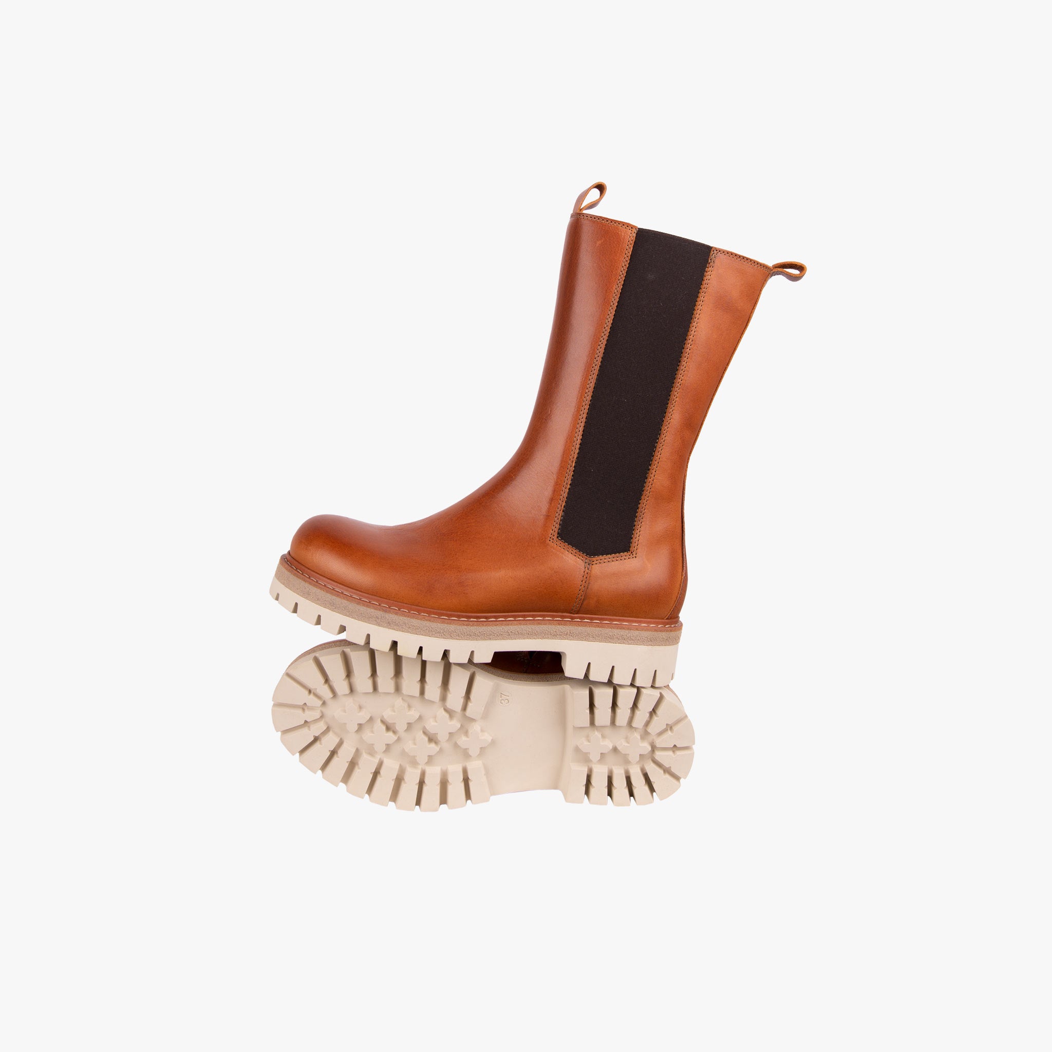 Momino Chelsea Hochschaft | cognac