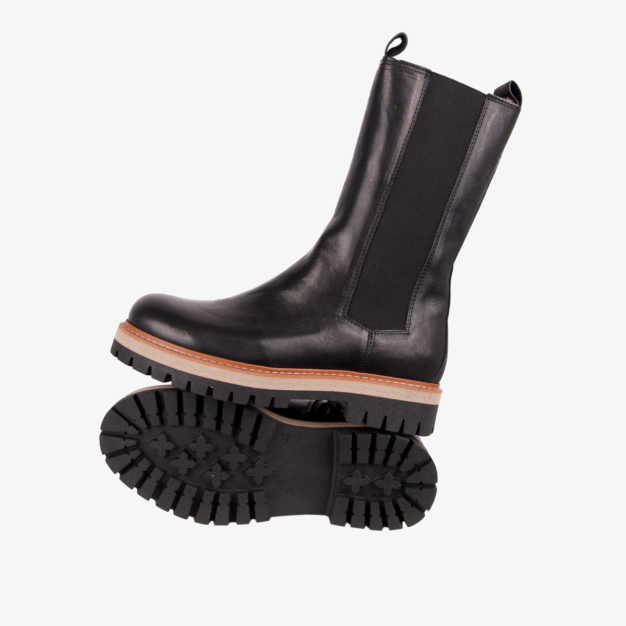 Momino Chelsea Hochschaft | schwarz
