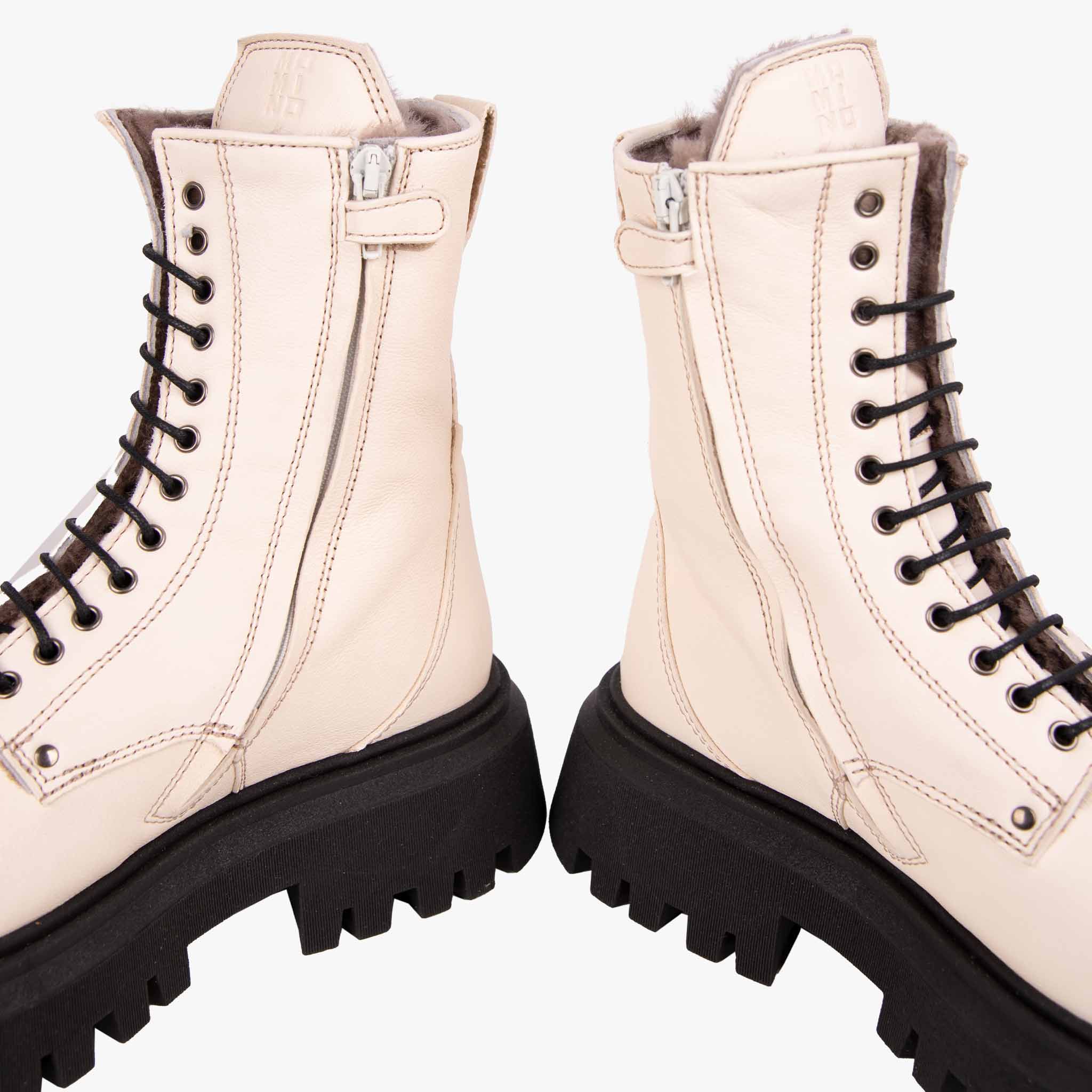 Momino Combat Boot | offwhite