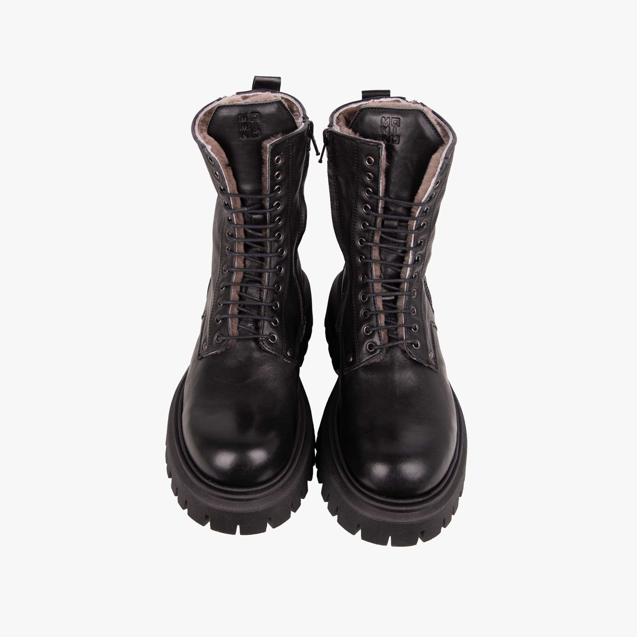 Momino Combat Boot | schwarz