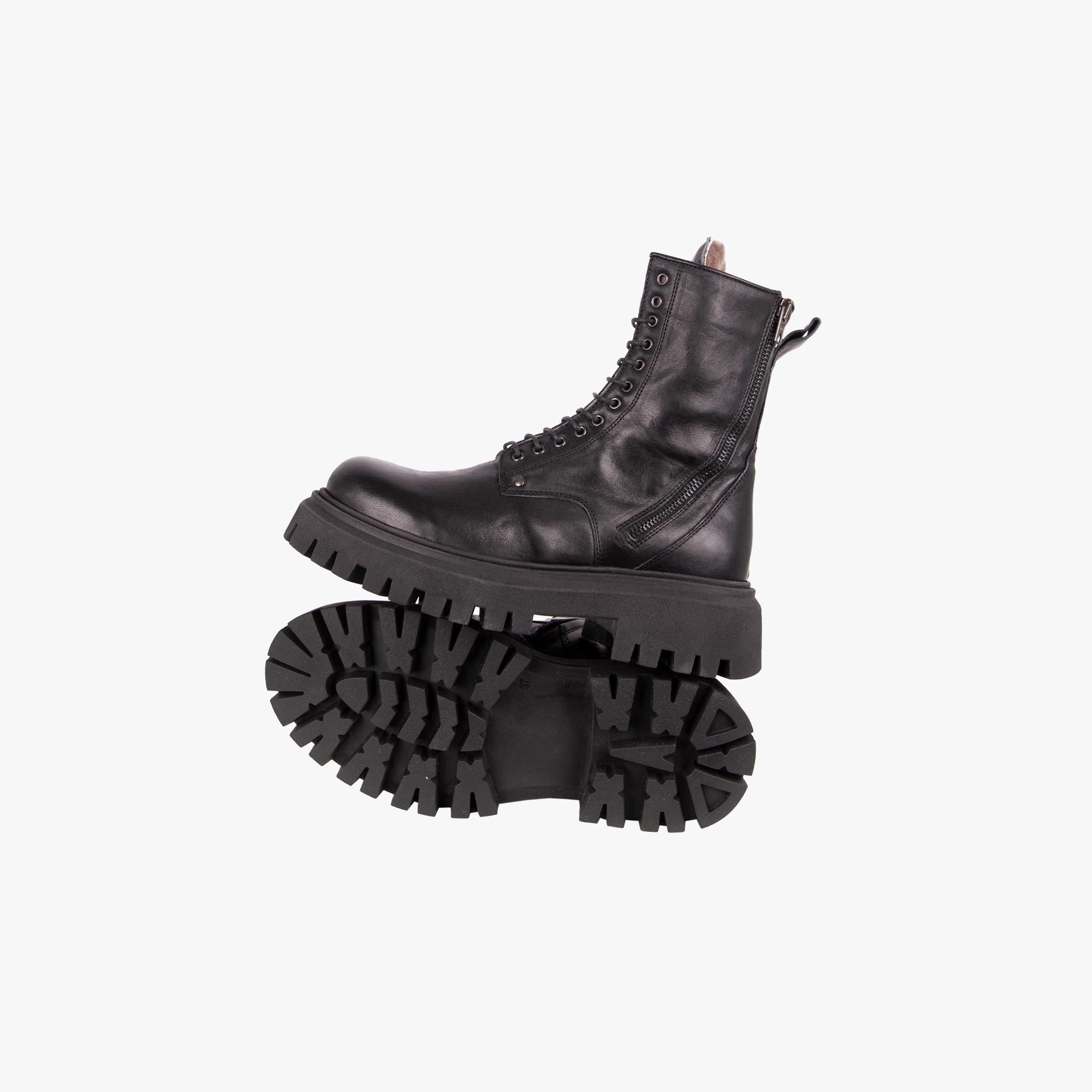 Momino Combat Boot | schwarz