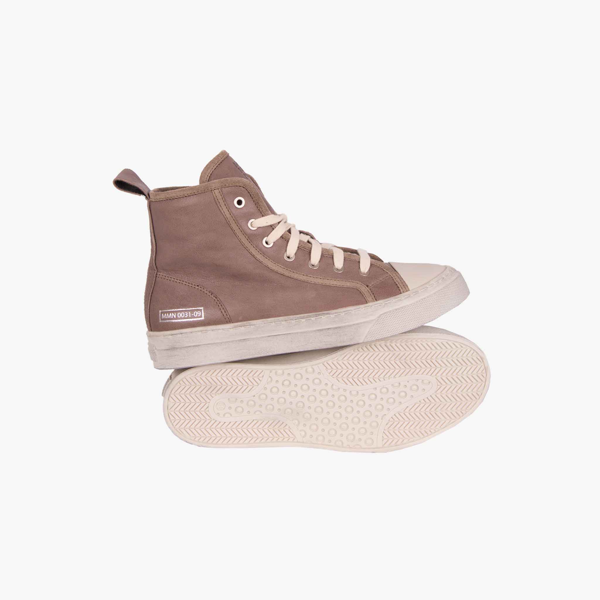 Momino Sneaker Lammfell | graubeige