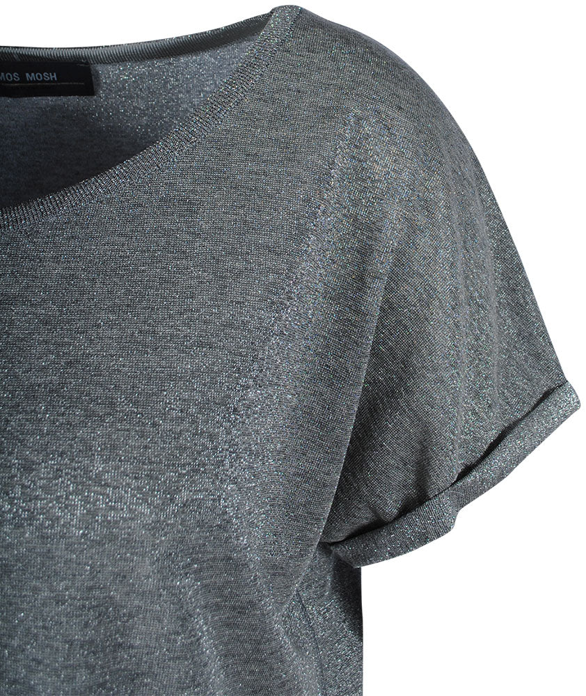 RH-Shirt Lurex Kay | grau