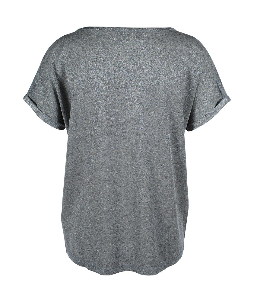 RH-Shirt Lurex Kay | grau
