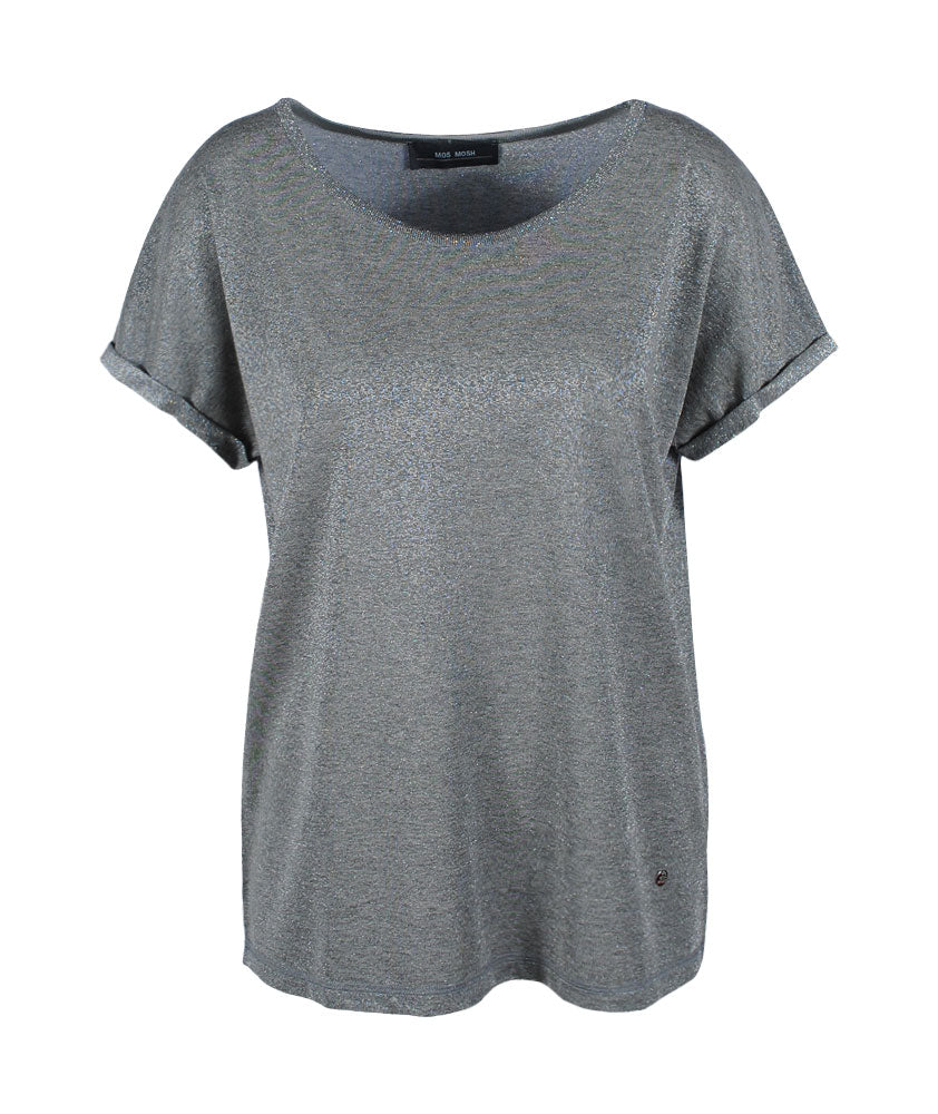 RH-Shirt Lurex Kay | grau