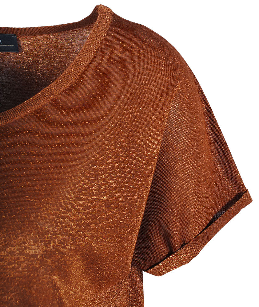 RH-Shirt Lurex Kay | rost