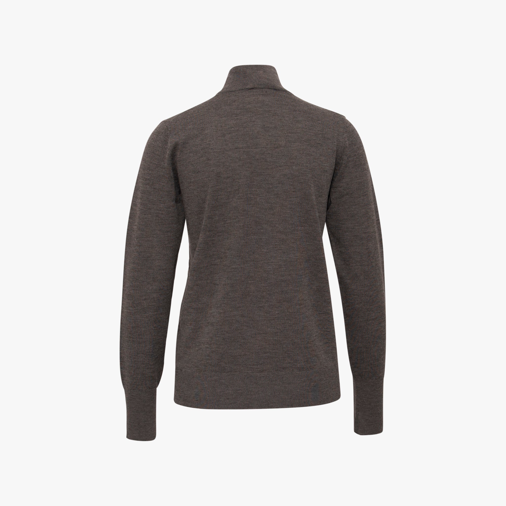 Rollkragen Pullover | graumelange