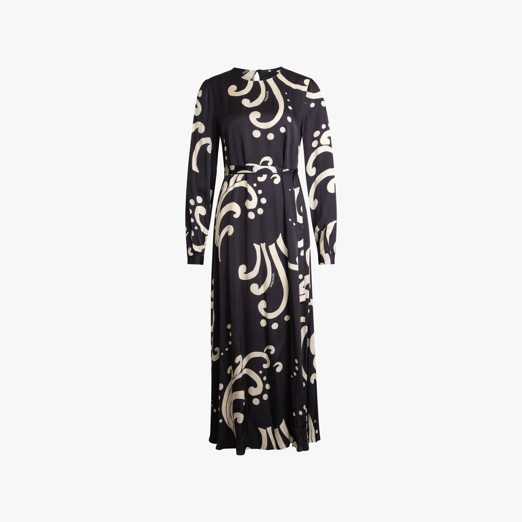 Maxikleid Print | dunkelblau
