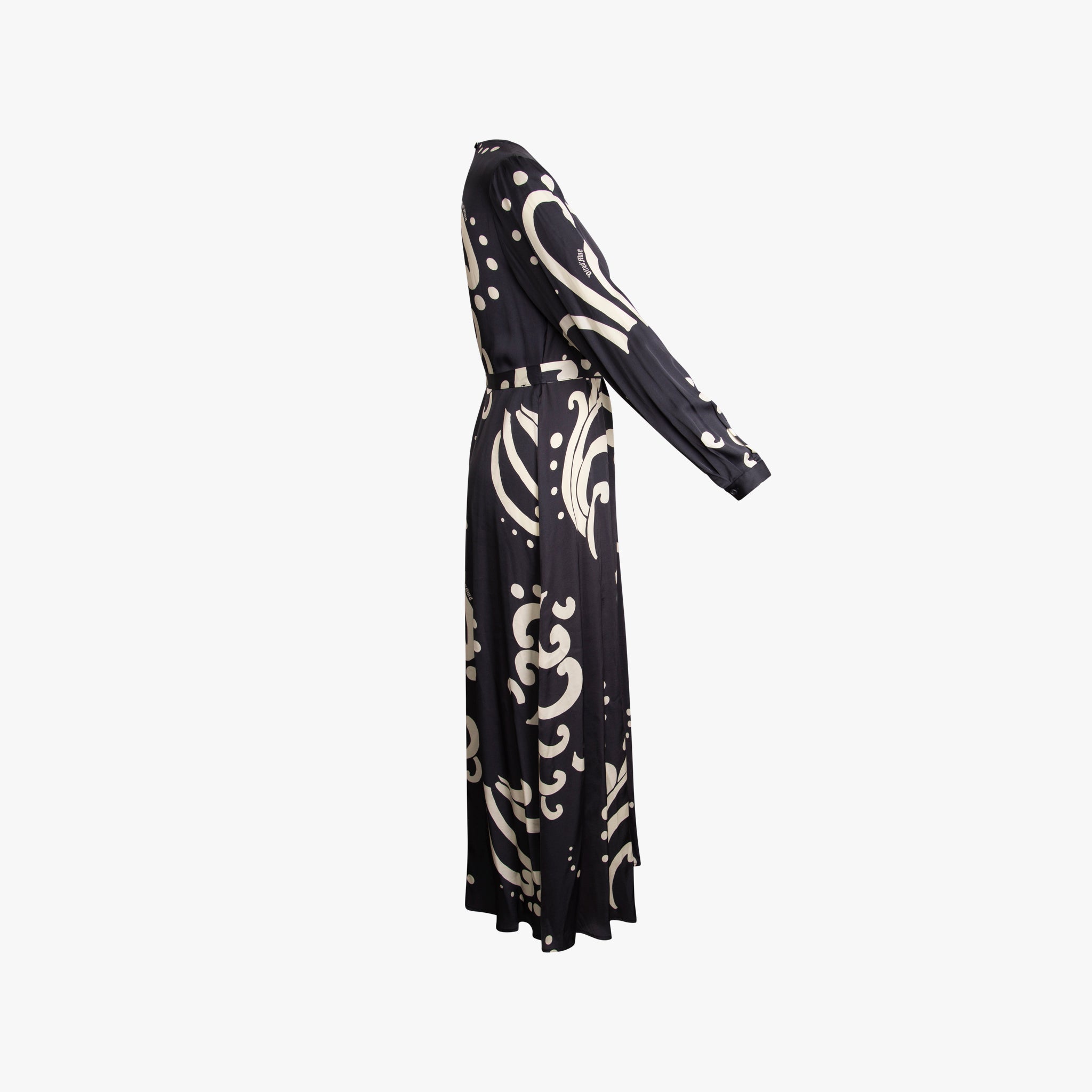 Maxikleid Print | dunkelblau