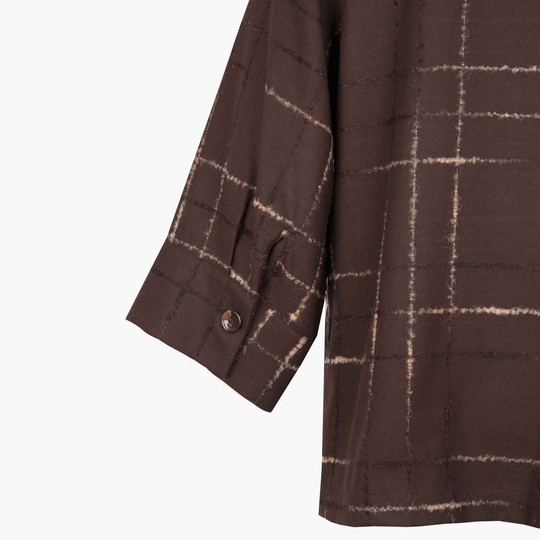 ottod'ame Bluse Glitteroptik | braun