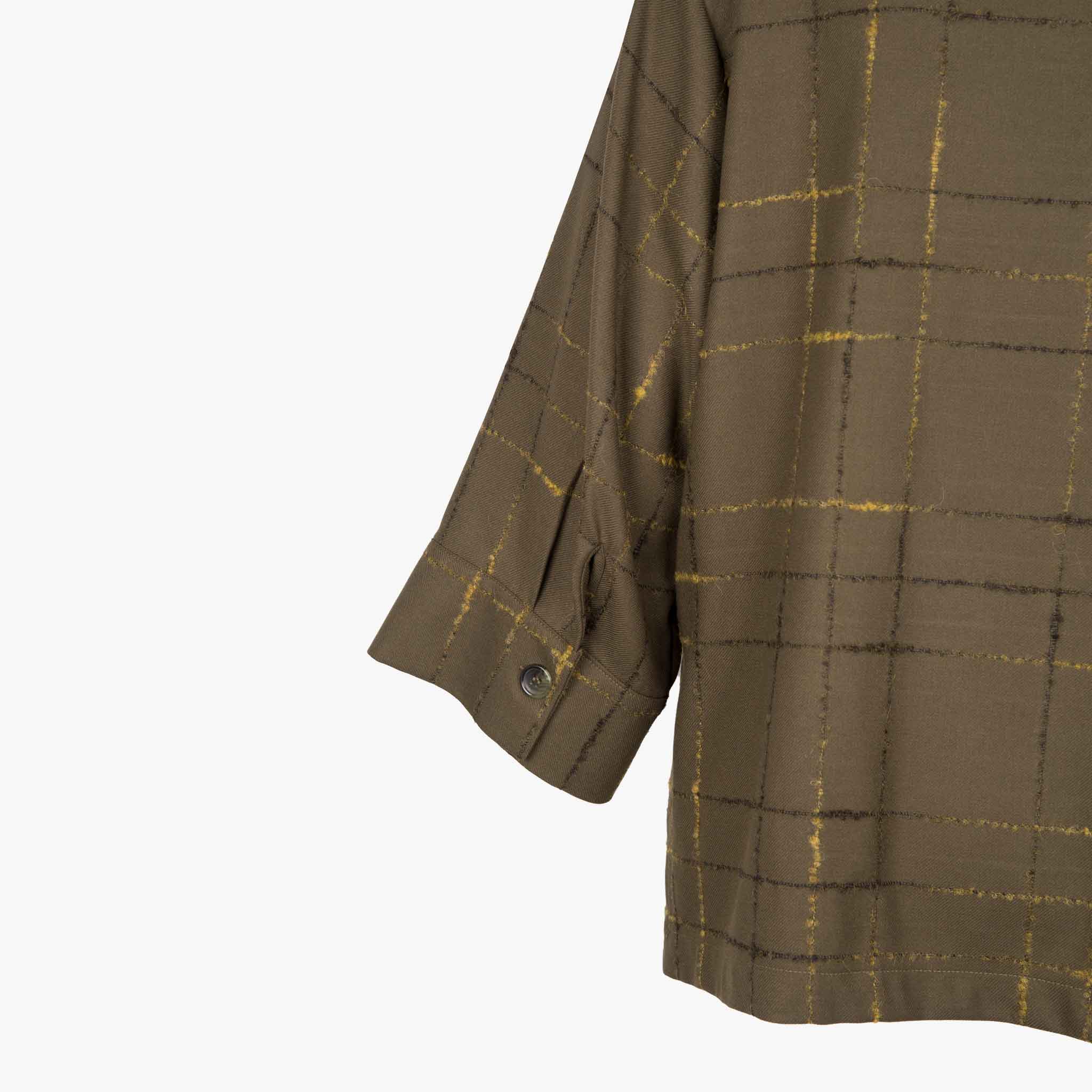 ottod'ame Bluse Glitteroptik | oliv