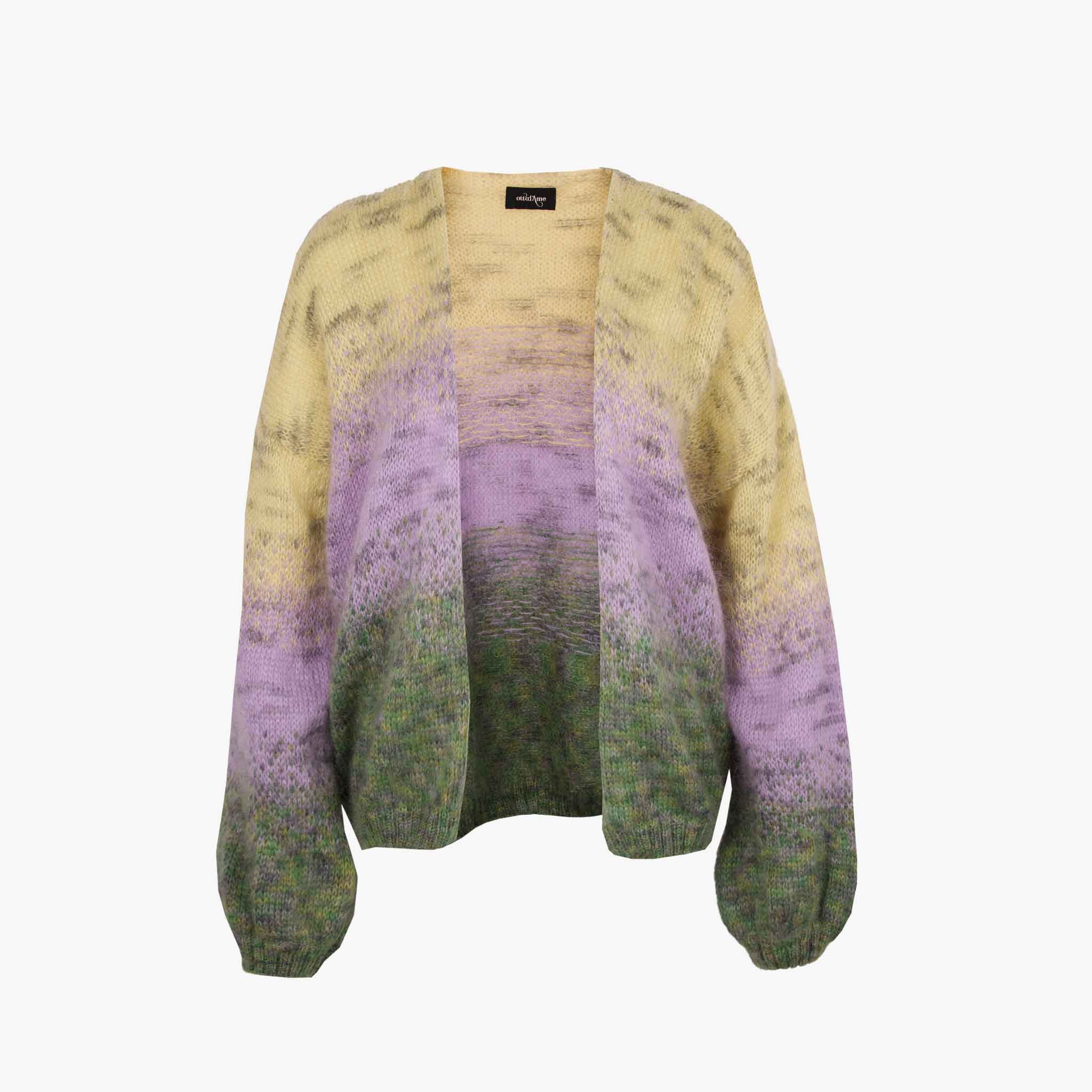 Ottod'ame Cardigan open | grün