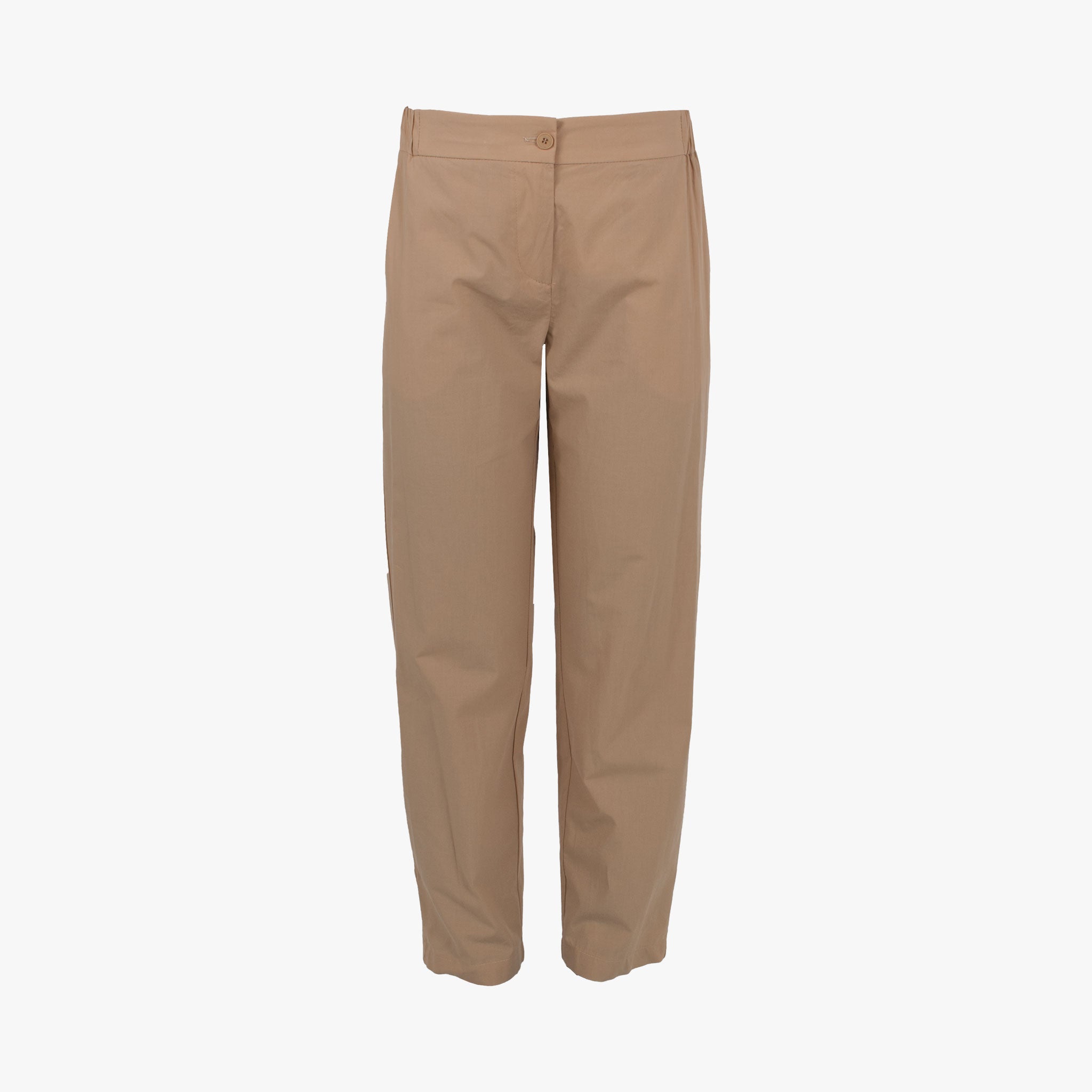 Hose schmal uni | braun