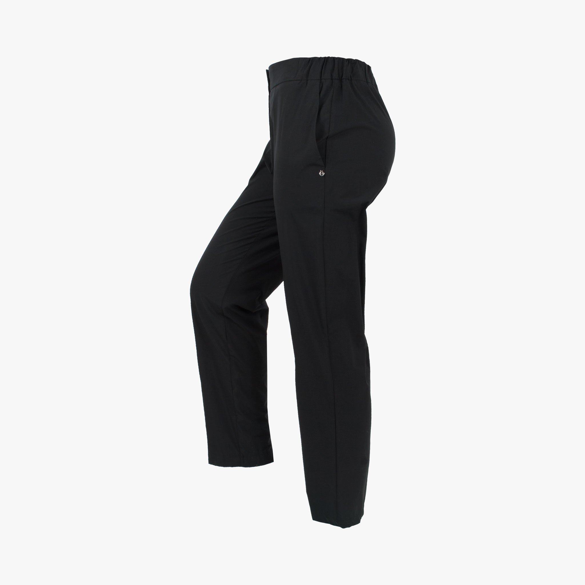Hose schmal uni | schwarz